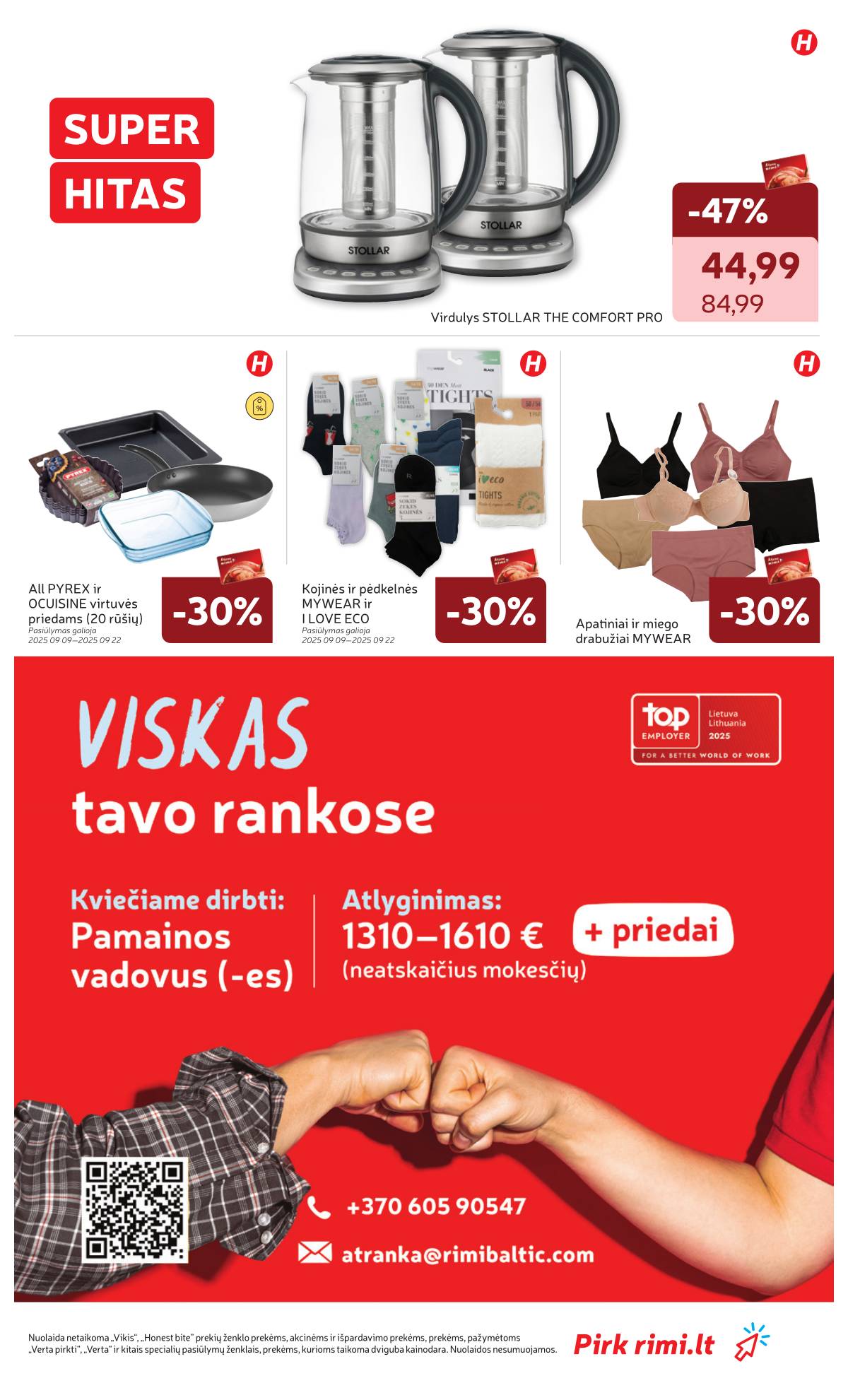 Rimi - RIMI Savaitinis akcijų leidinys | 2025-09-09 - 2025-09-15 35 puslapis