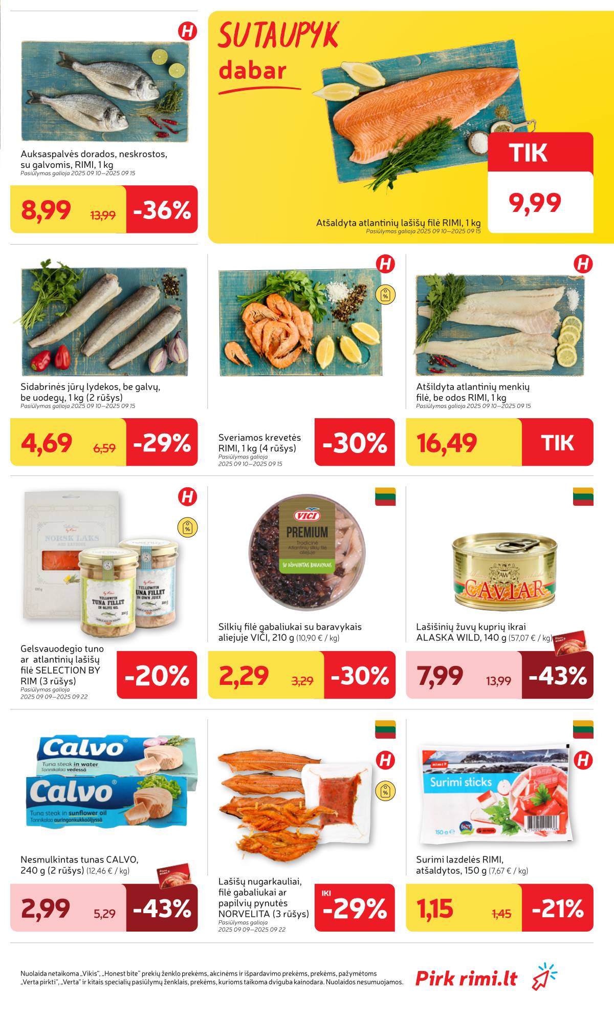 Rimi - RIMI Savaitinis akcijų leidinys | 2025-09-09 - 2025-09-15 7 puslapis