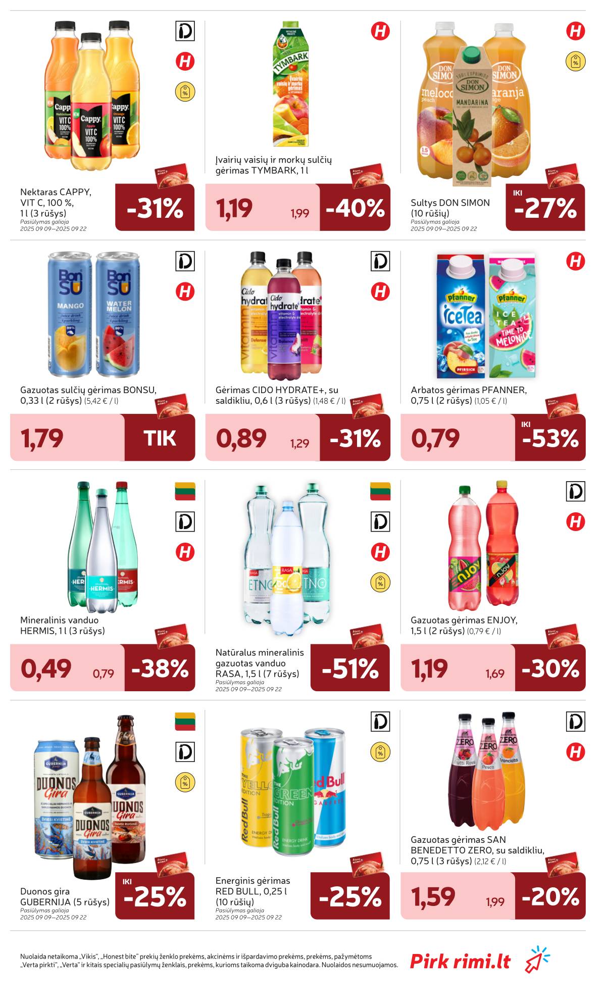Rimi - RIMI Savaitinis akcijų leidinys | 2025-09-16 - 2025-09-22 27 puslapis