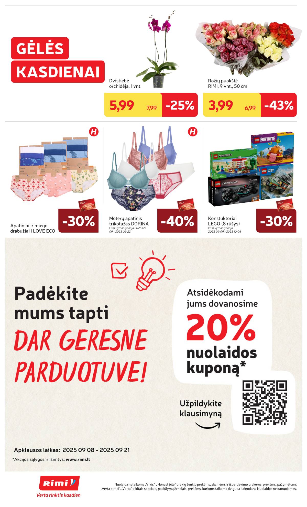 Rimi - RIMI Savaitinis akcijų leidinys | 2025-09-16 - 2025-09-22 34 puslapis