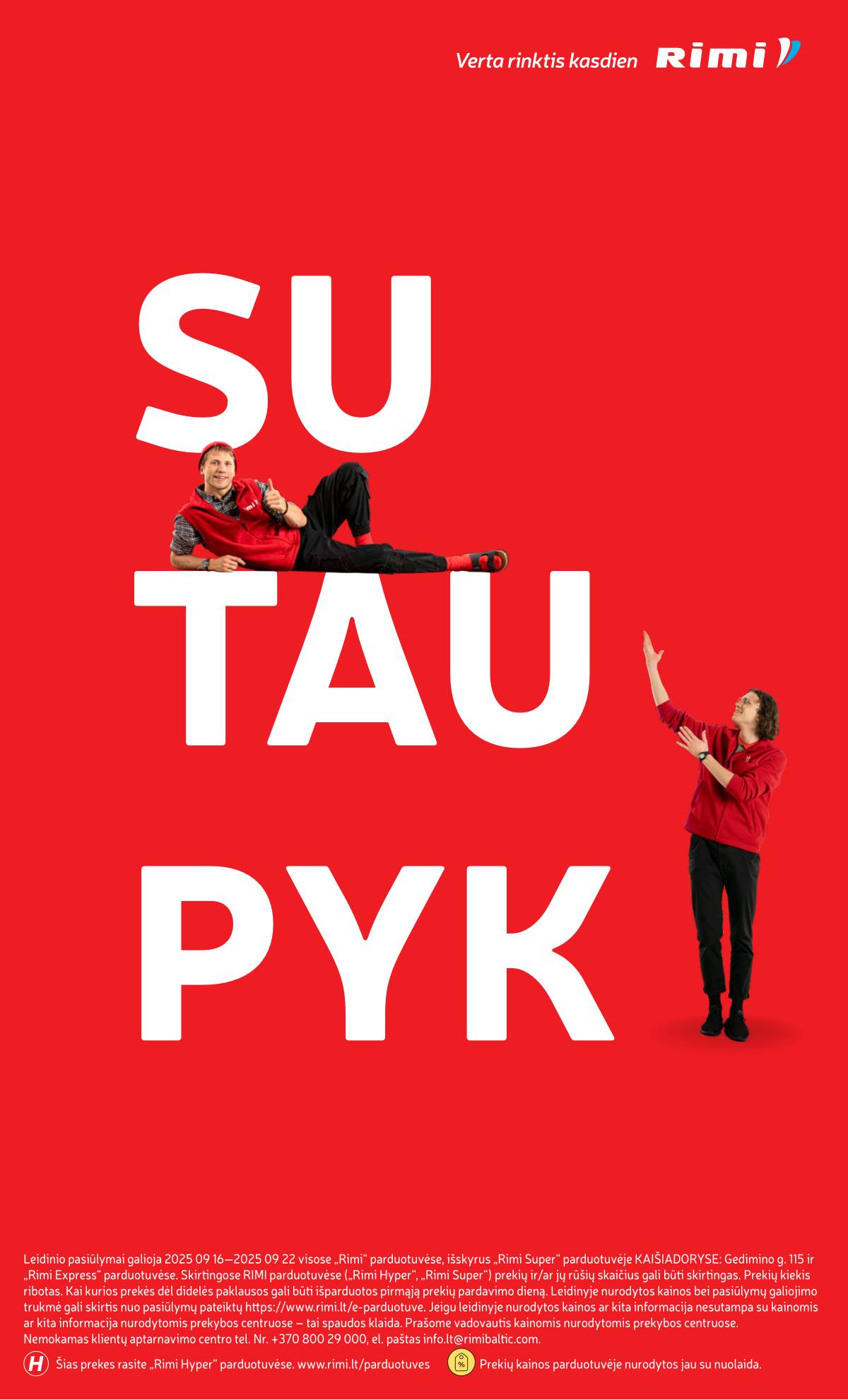 Rimi - RIMI Savaitinis akcijų leidinys | 2025-09-16 - 2025-09-22 39 puslapis