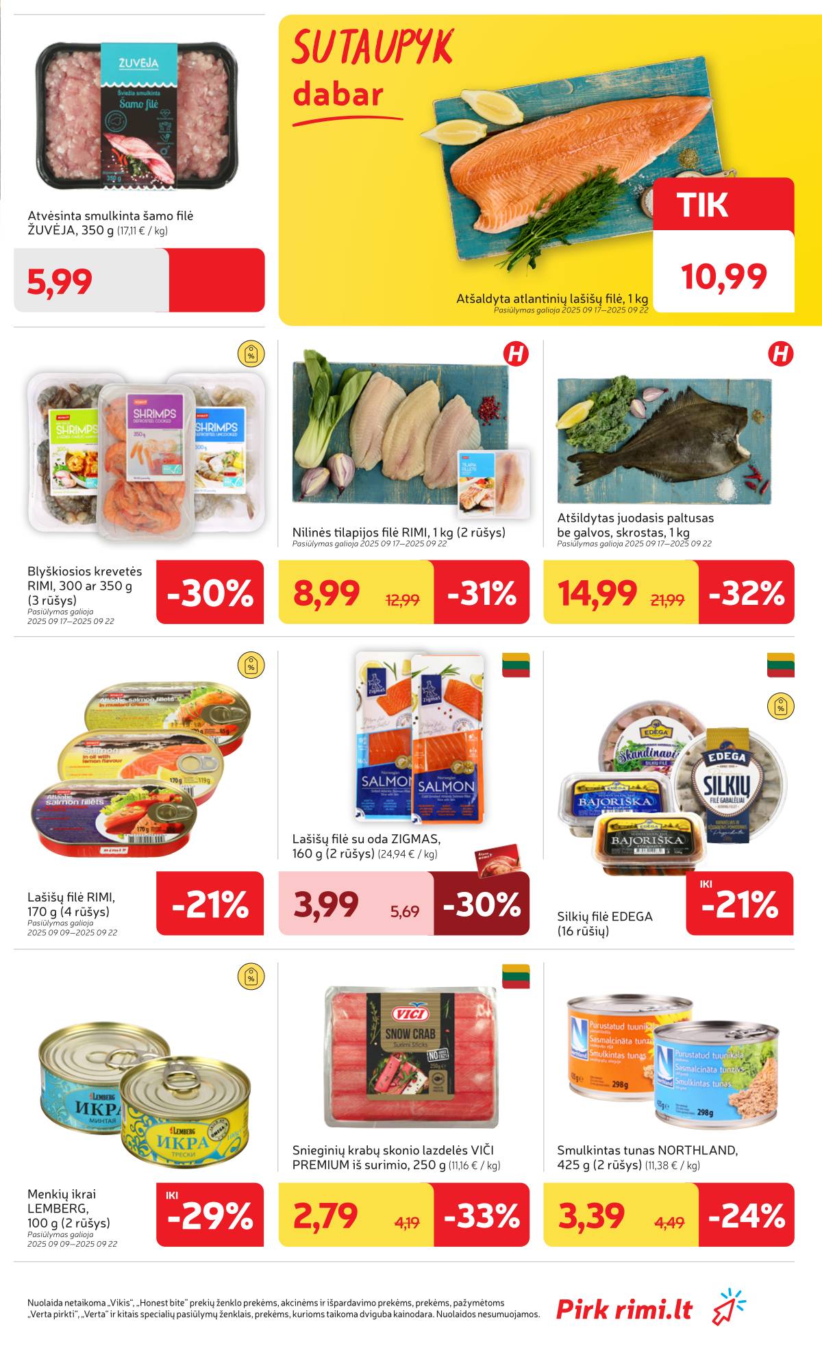 Rimi - RIMI Savaitinis akcijų leidinys | 2025-09-16 - 2025-09-22 7 puslapis