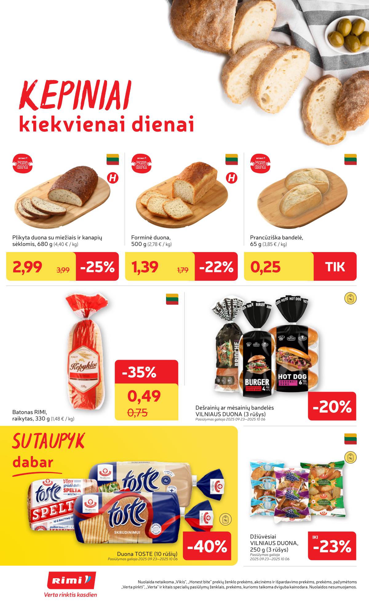 Rimi - Savaitinis akcijų leidinys Nr. 39 (2025) 10 puslapis