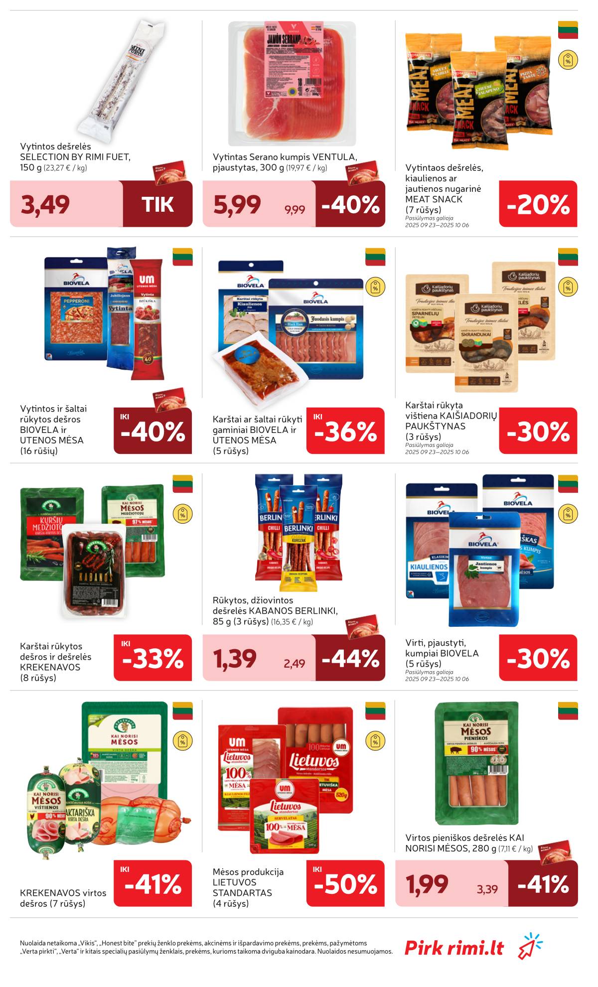 Rimi - Savaitinis akcijų leidinys Nr. 39 (2025) 11 puslapis