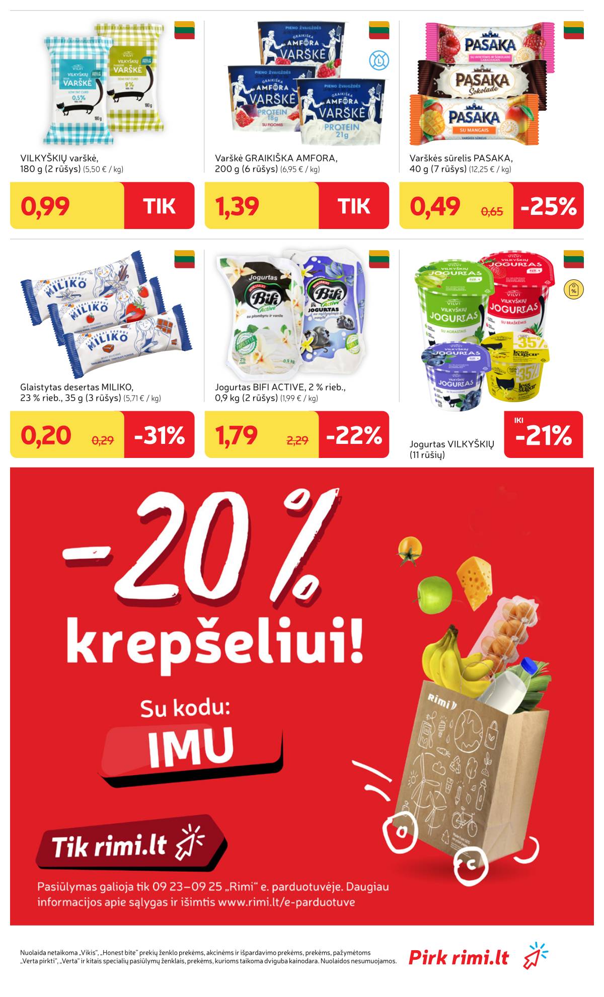 Rimi - Savaitinis akcijų leidinys Nr. 39 (2025) 17 puslapis