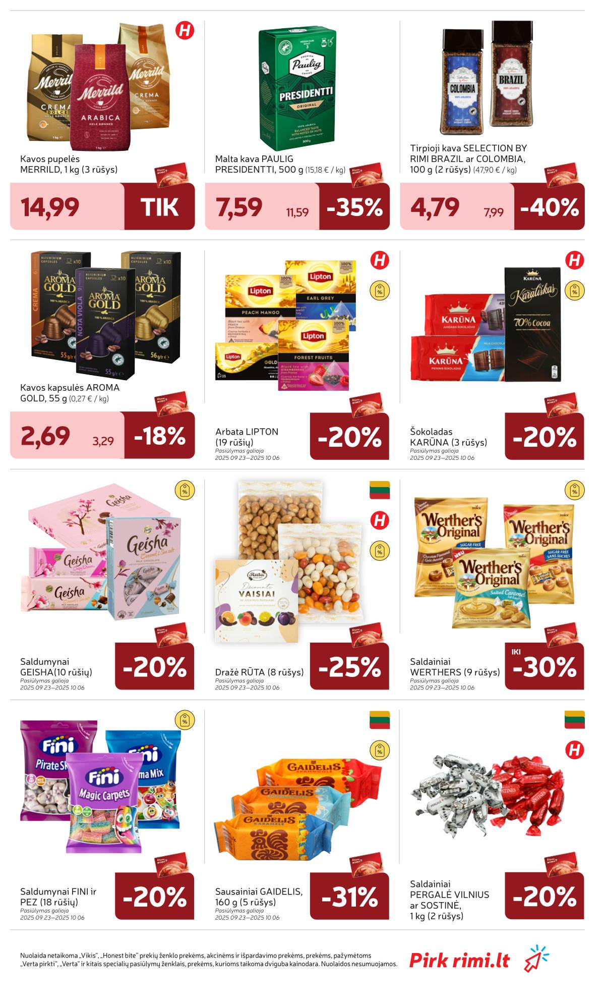 Rimi - Savaitinis akcijų leidinys Nr. 39 (2025) 19 puslapis