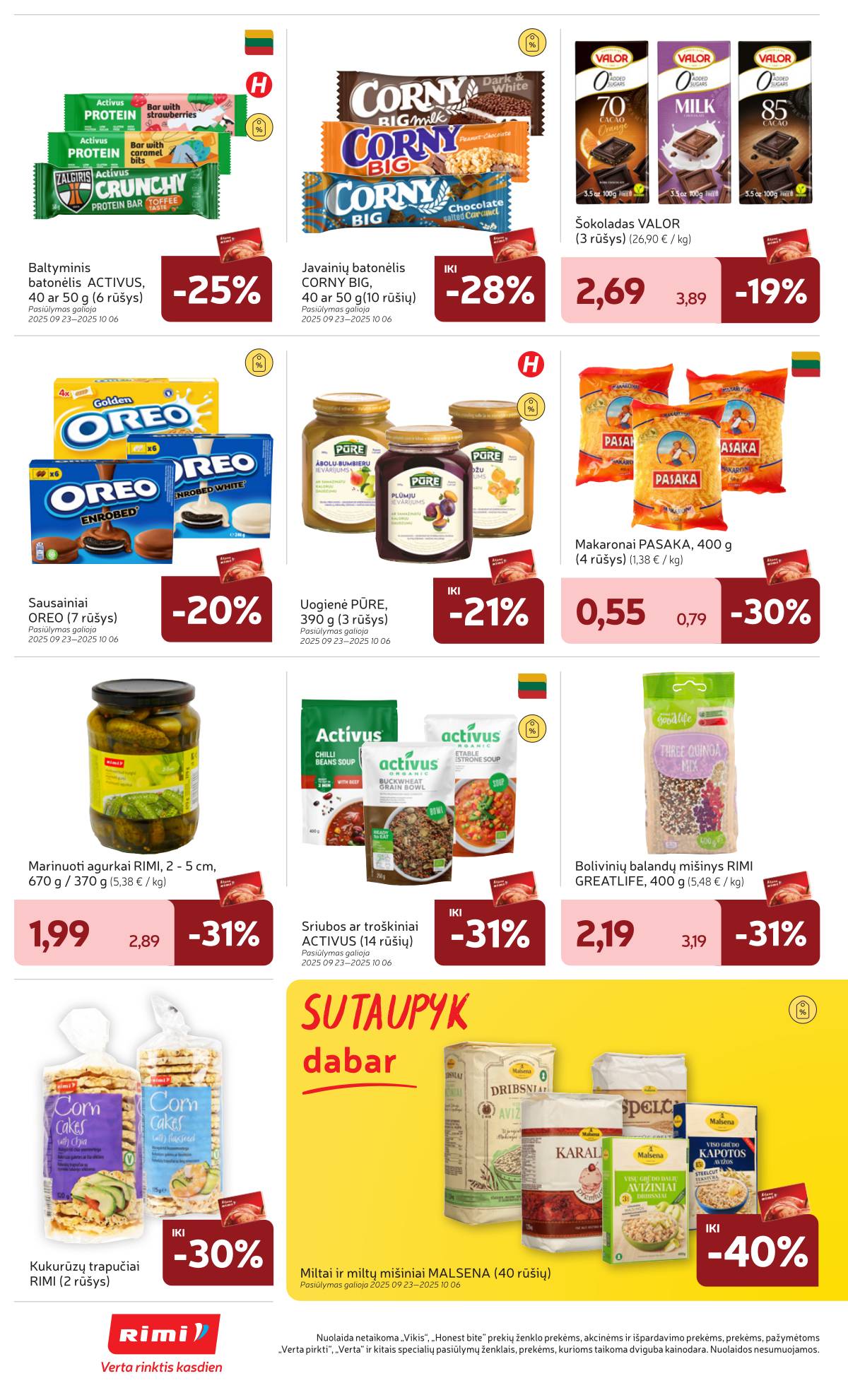Rimi - Savaitinis akcijų leidinys Nr. 39 (2025) 20 puslapis