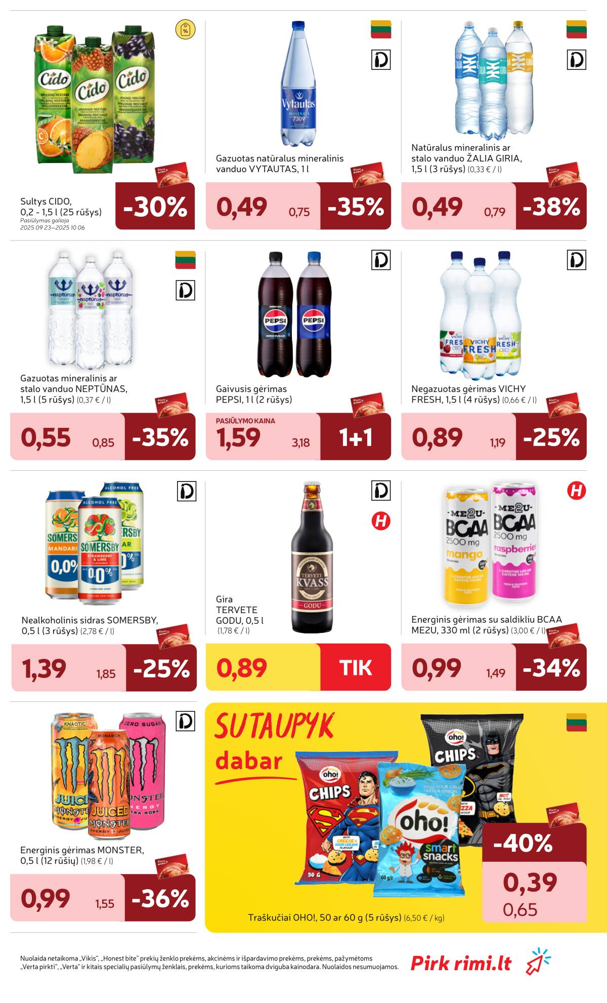 Rimi - Savaitinis akcijų leidinys Nr. 39 (2025) 23 puslapis