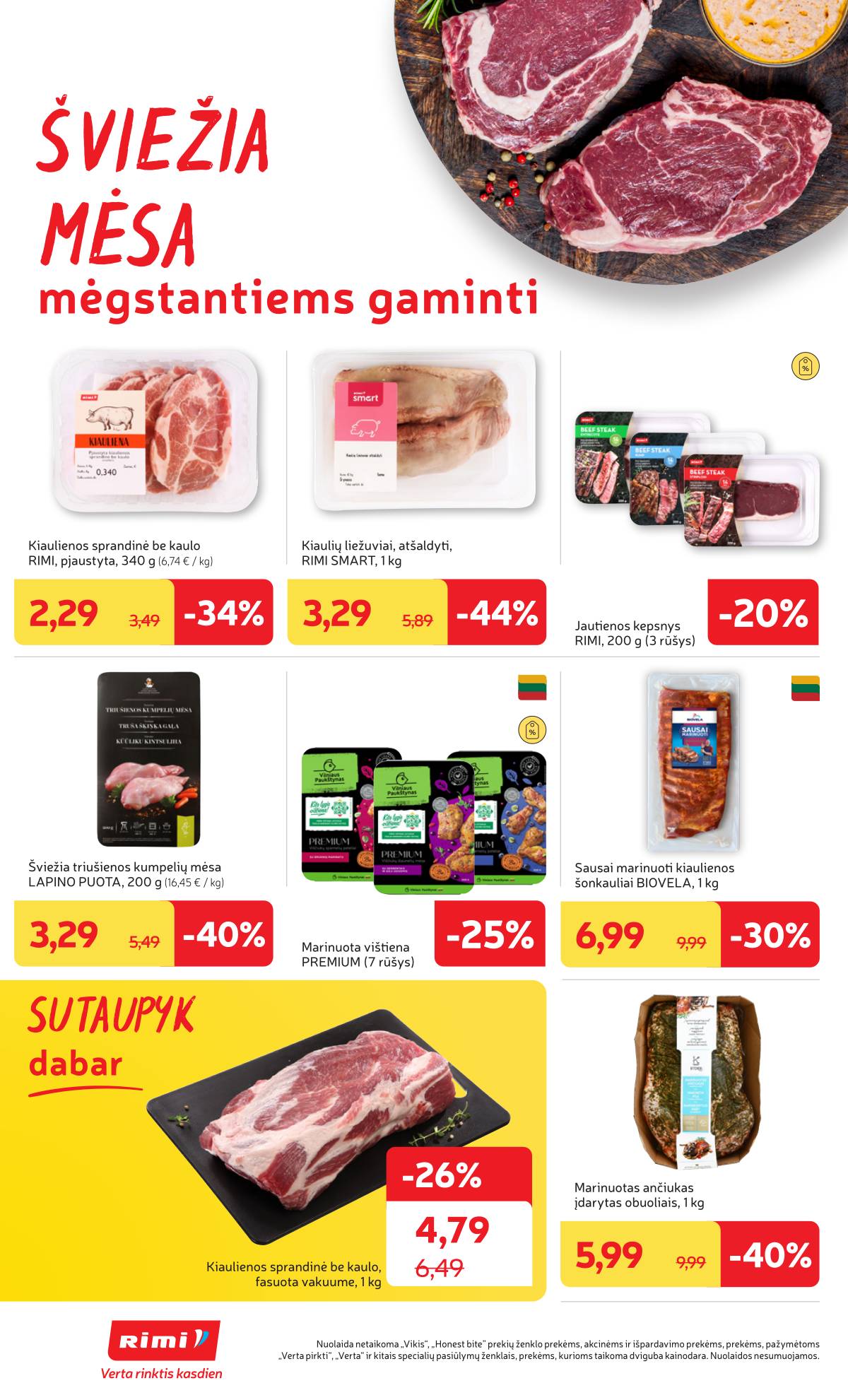 Rimi - Savaitinis akcijų leidinys Nr. 39 (2025) 4 puslapis
