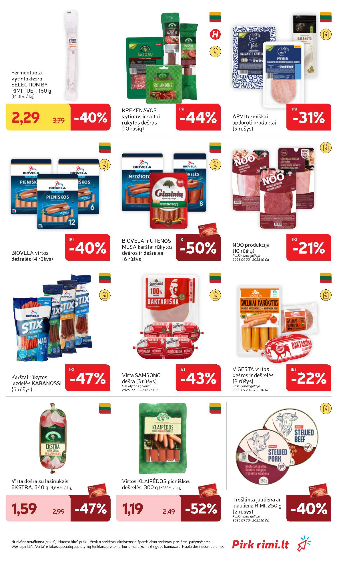 Rimi - Savaitinis akcijų leidinys Nr. 40 (2025)
11 puslapis