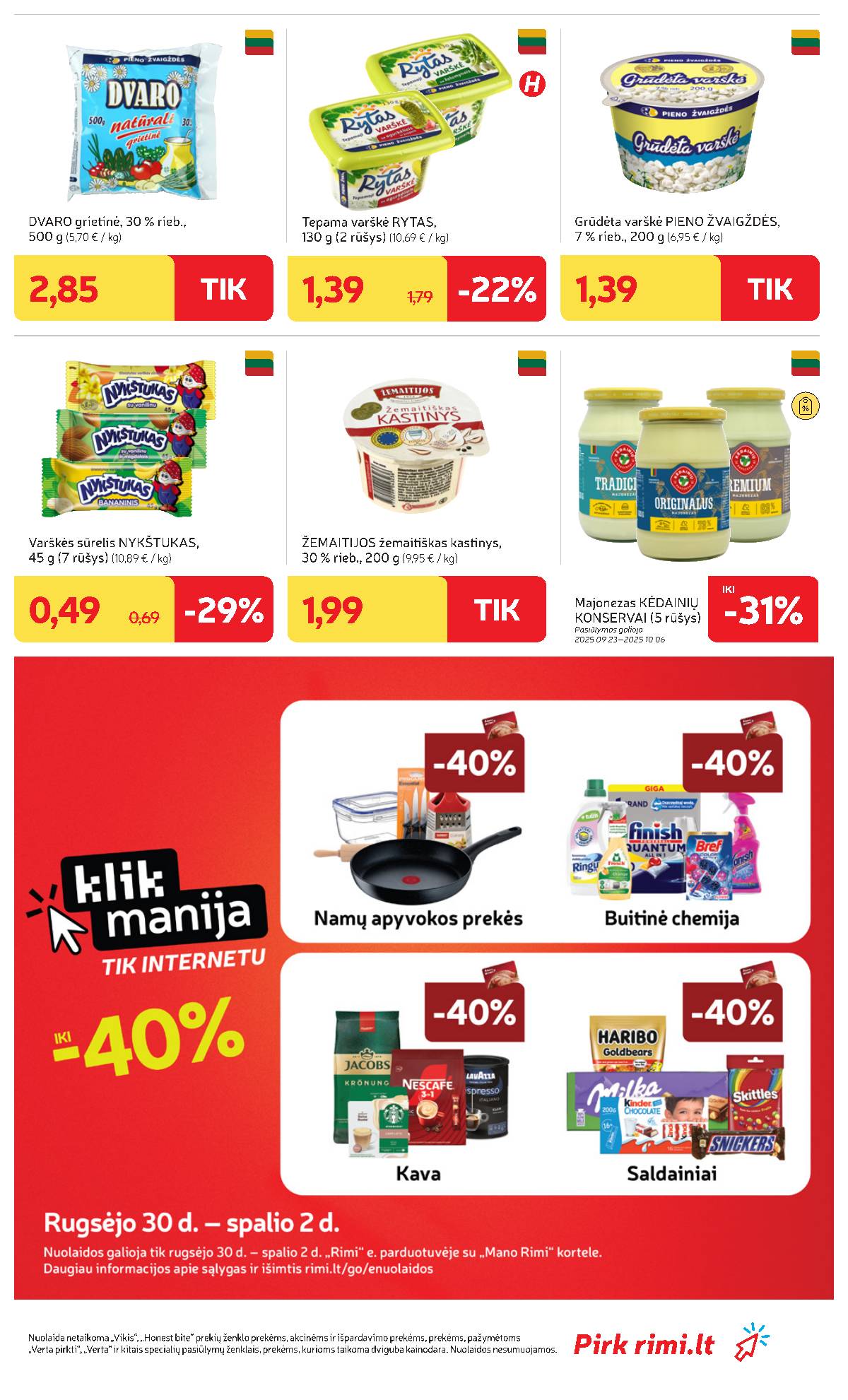 Rimi - Savaitinis akcijų leidinys Nr. 40 (2025)
17 puslapis