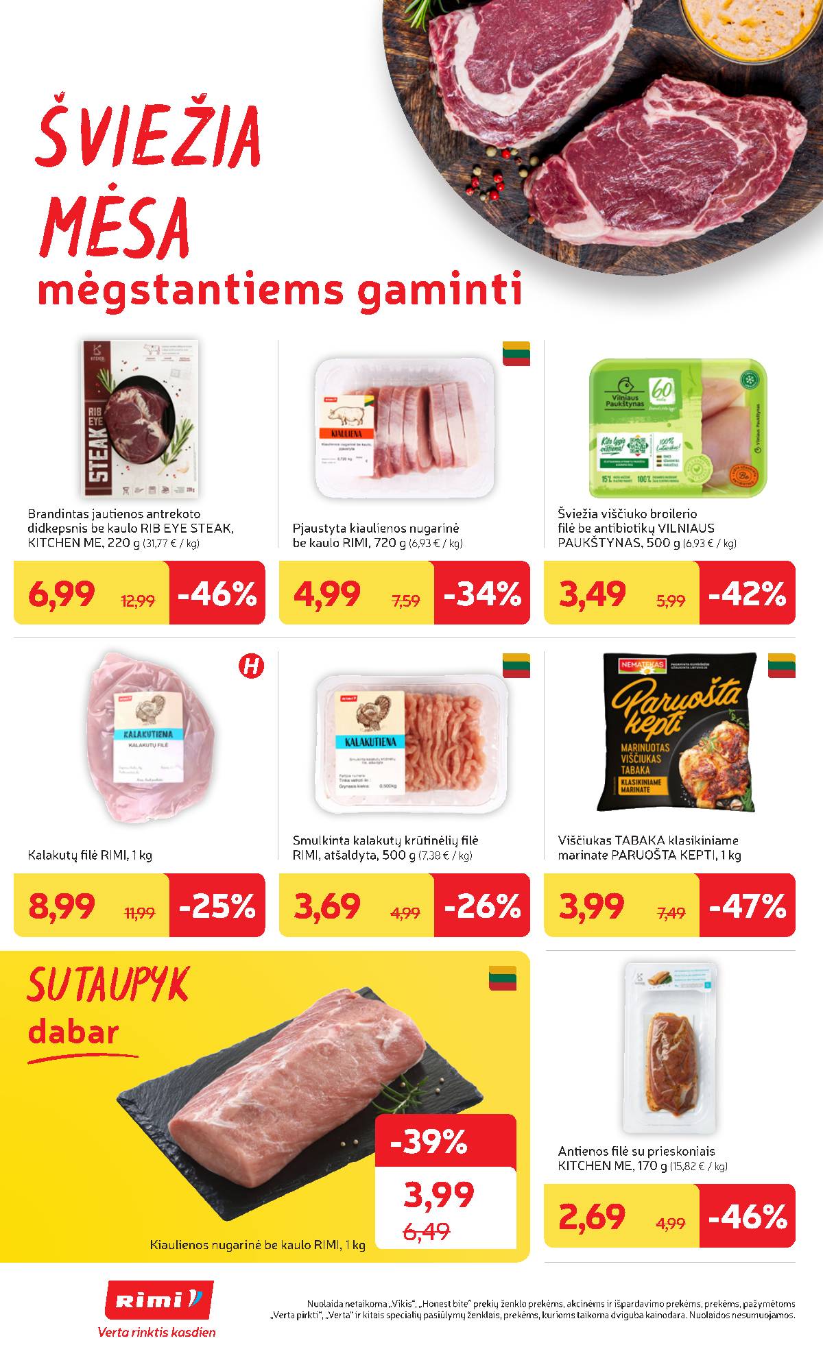 Rimi - Savaitinis akcijų leidinys Nr. 40 (2025)
4 puslapis