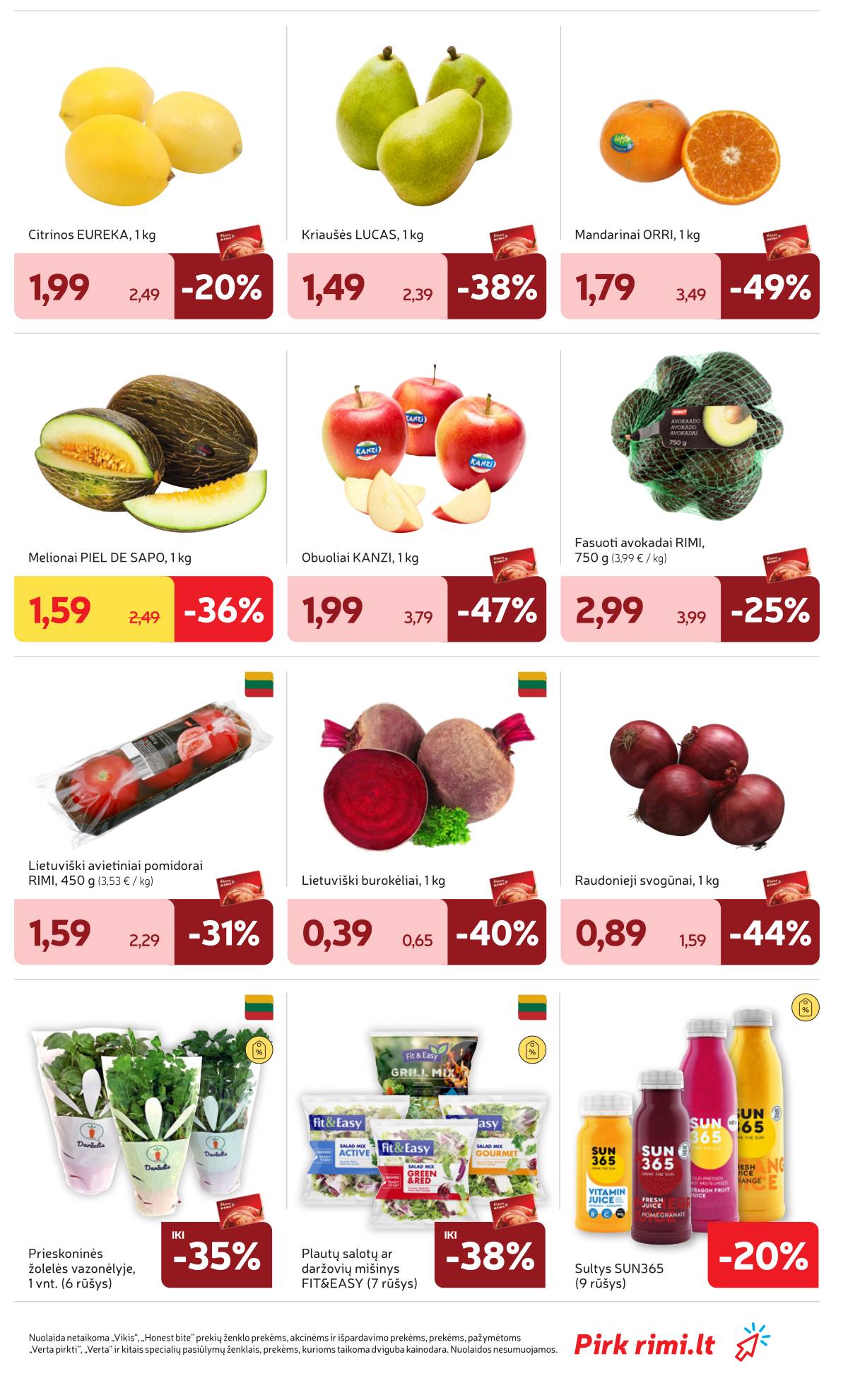 Rimi - RIMI akcijų leidinys Nr. 41 | 2025-10-07 - 2025-10-13 11 puslapis