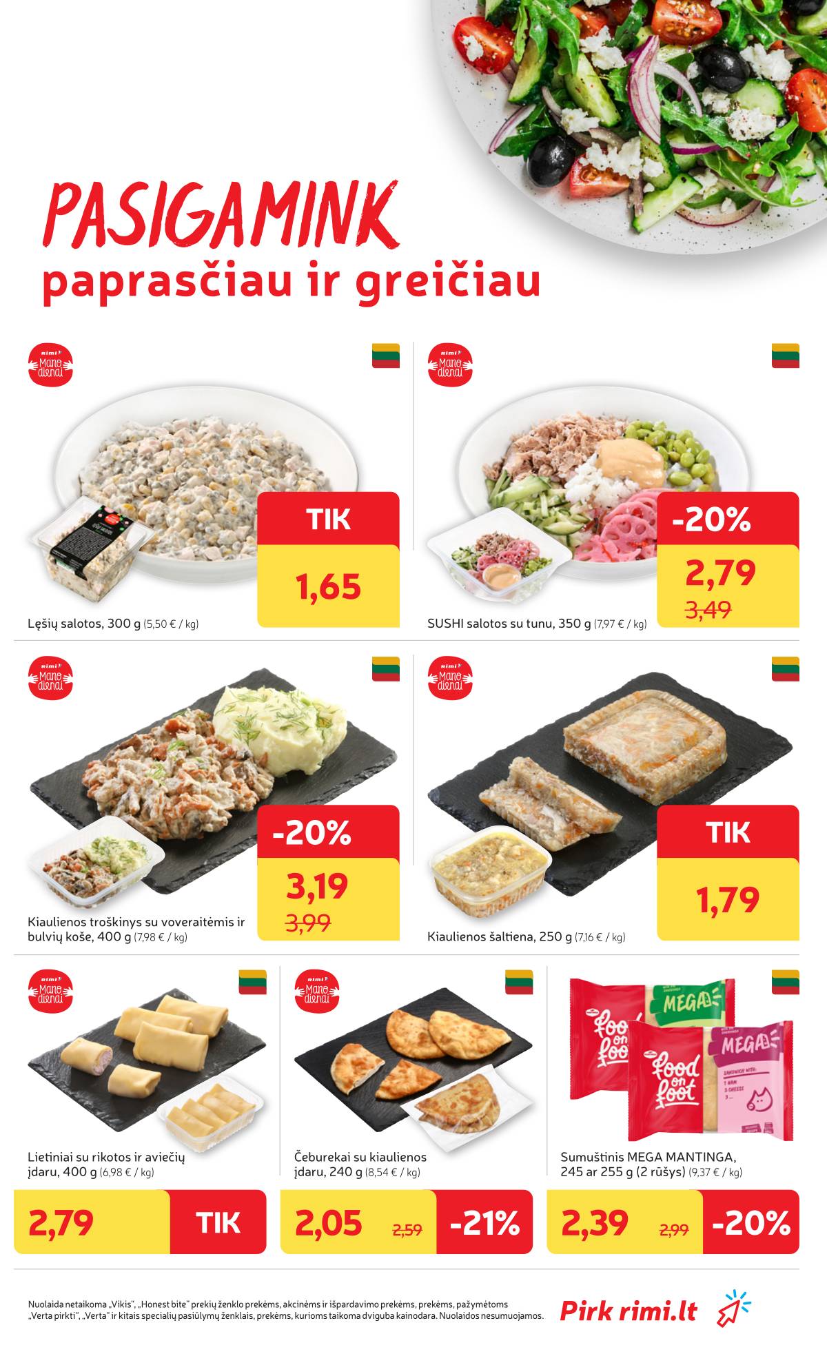 Rimi - RIMI akcijų leidinys Nr. 41 | 2025-10-07 - 2025-10-13 13 puslapis