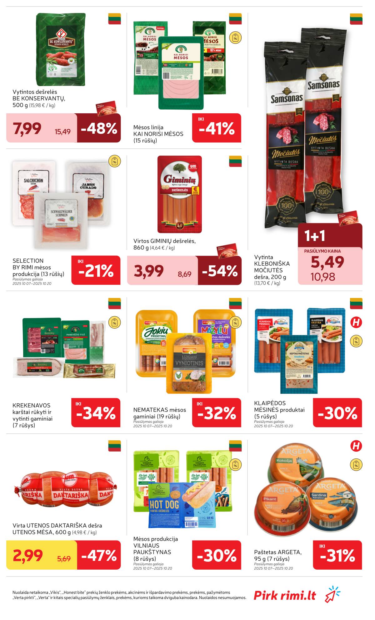 Rimi - RIMI akcijų leidinys Nr. 41 | 2025-10-07 - 2025-10-13 15 puslapis