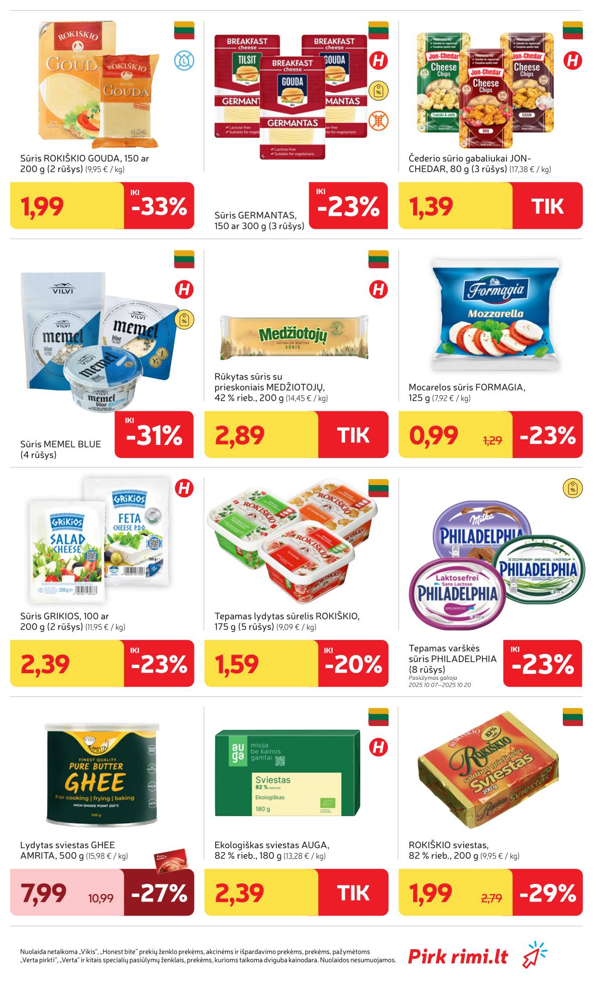 Rimi - RIMI akcijų leidinys Nr. 41 | 2025-10-07 - 2025-10-13 19 puslapis