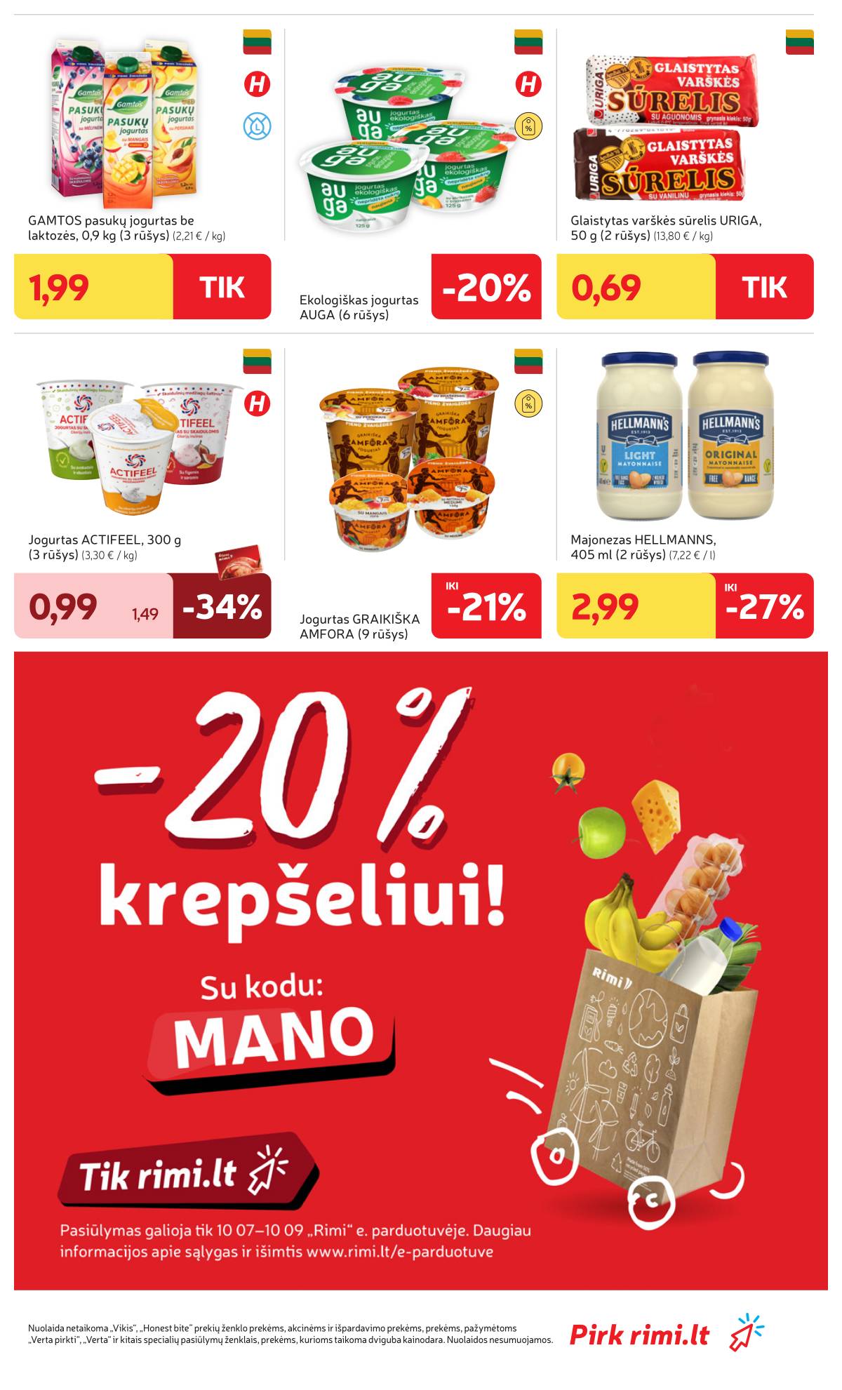 Rimi - RIMI akcijų leidinys Nr. 41 | 2025-10-07 - 2025-10-13 21 puslapis