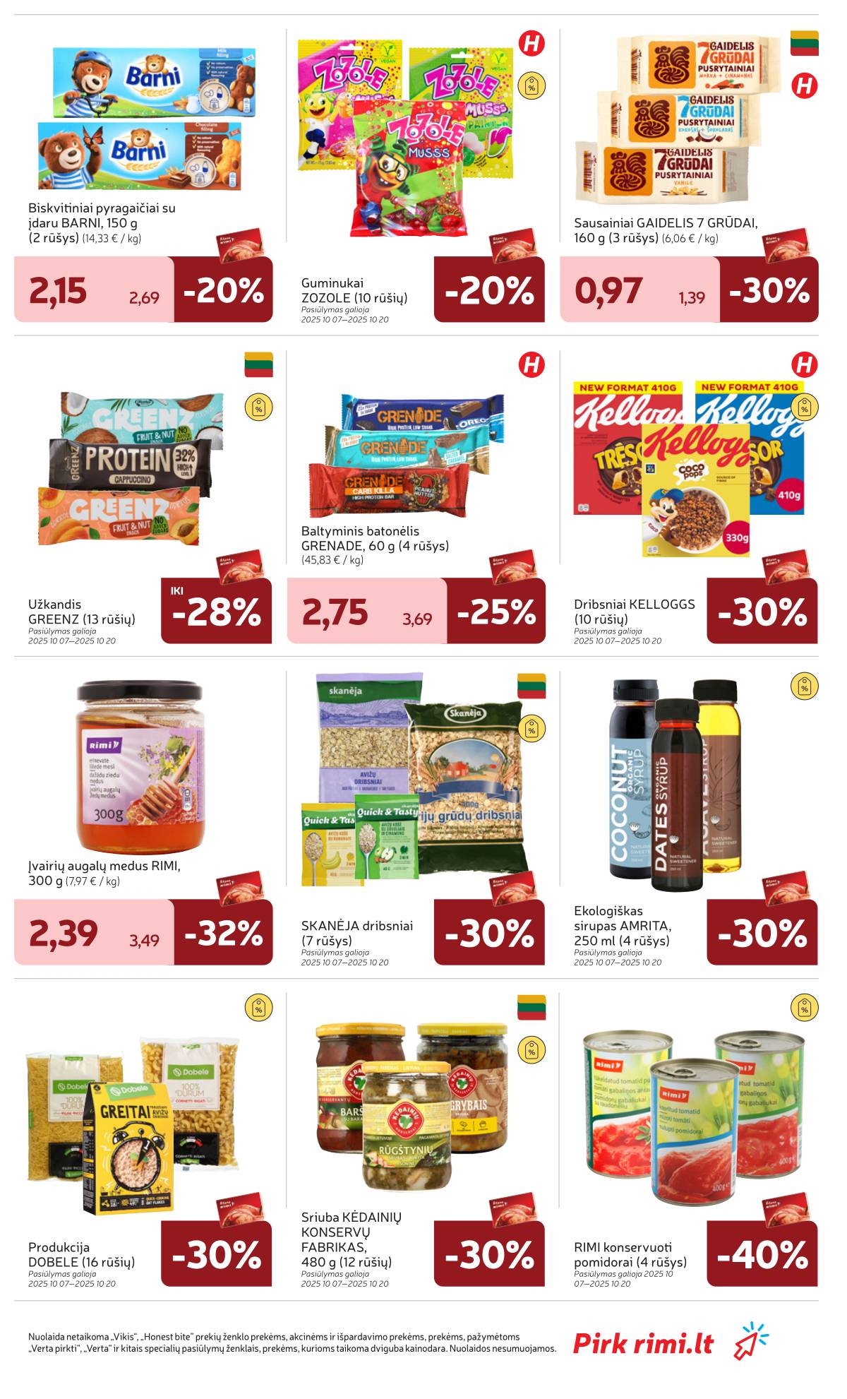 Rimi - RIMI akcijų leidinys Nr. 41 | 2025-10-07 - 2025-10-13 28 puslapis