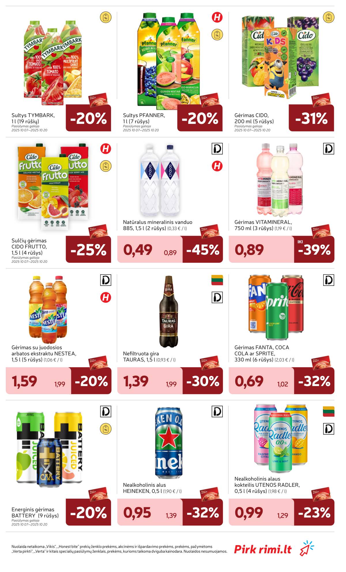 Rimi - RIMI akcijų leidinys Nr. 41 | 2025-10-07 - 2025-10-13 31 puslapis