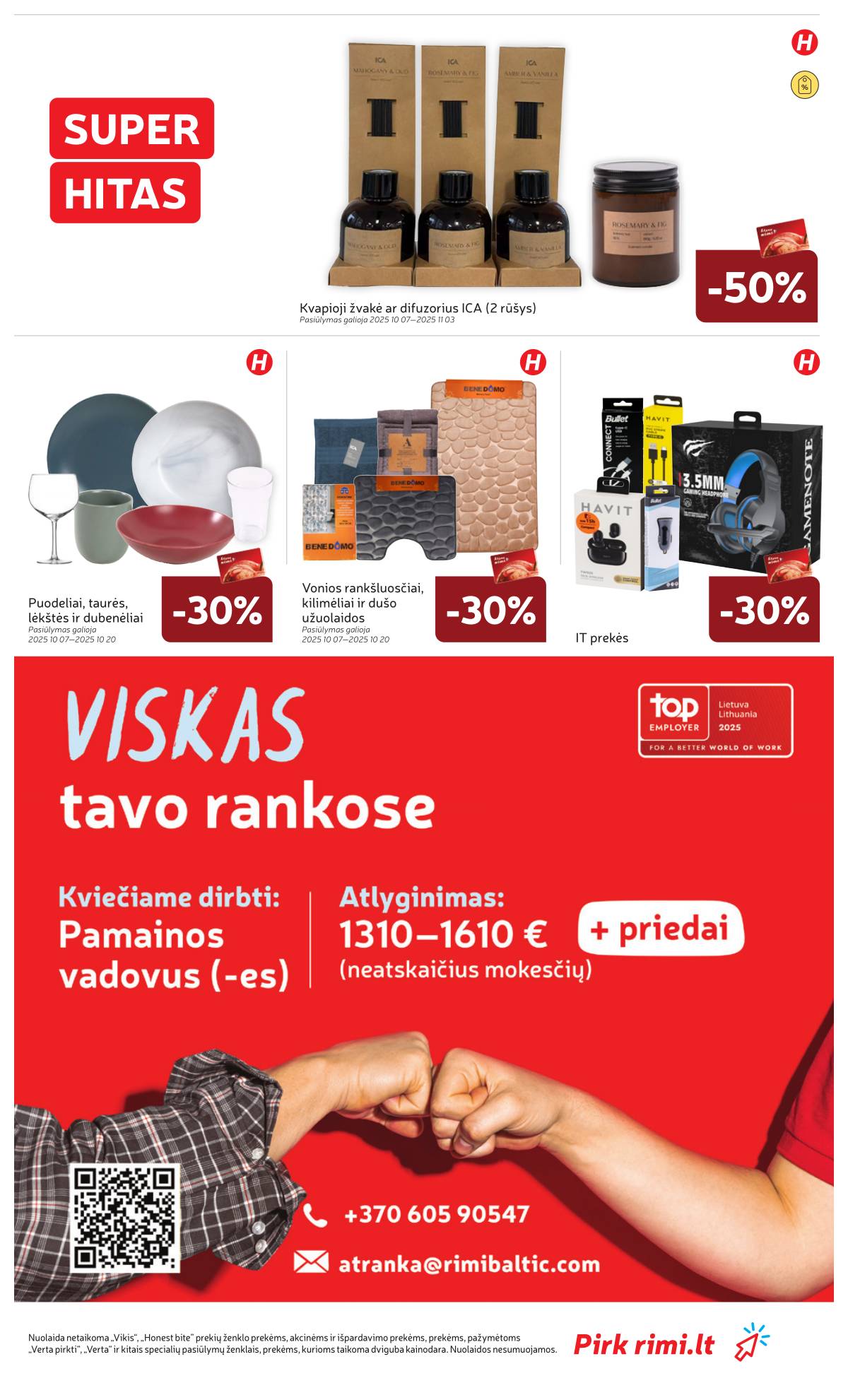 Rimi - RIMI akcijų leidinys Nr. 41 | 2025-10-07 - 2025-10-13 37 puslapis