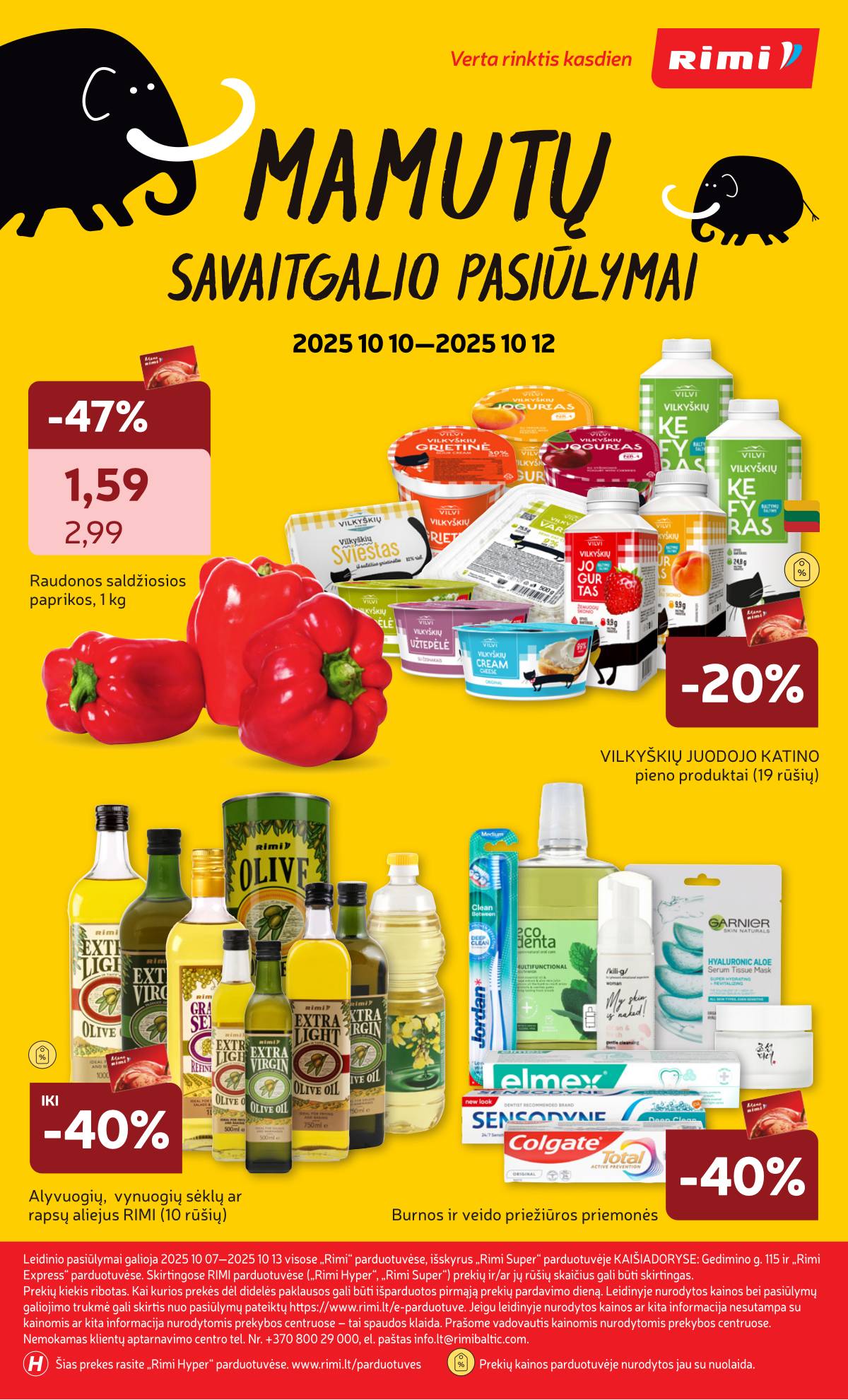 Rimi - RIMI akcijų leidinys Nr. 41 | 2025-10-07 - 2025-10-13 39 puslapis