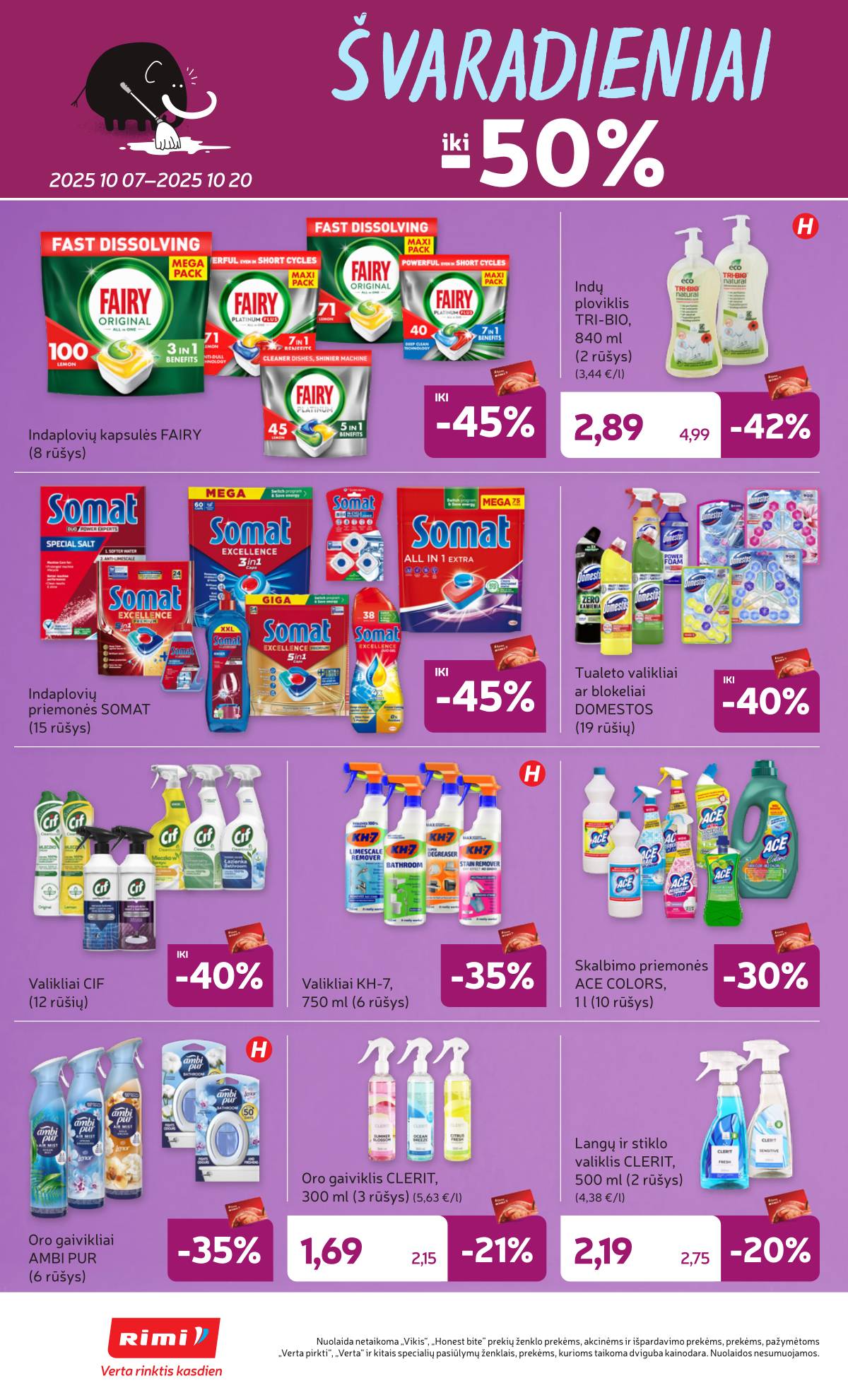 Rimi - RIMI akcijų leidinys Nr. 41 | 2025-10-07 - 2025-10-13 6 puslapis