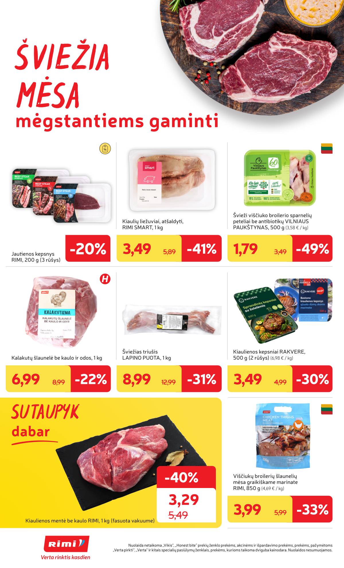 Rimi - RIMI akcijų leidinys Nr. 41 | 2025-10-07 - 2025-10-13 8 puslapis