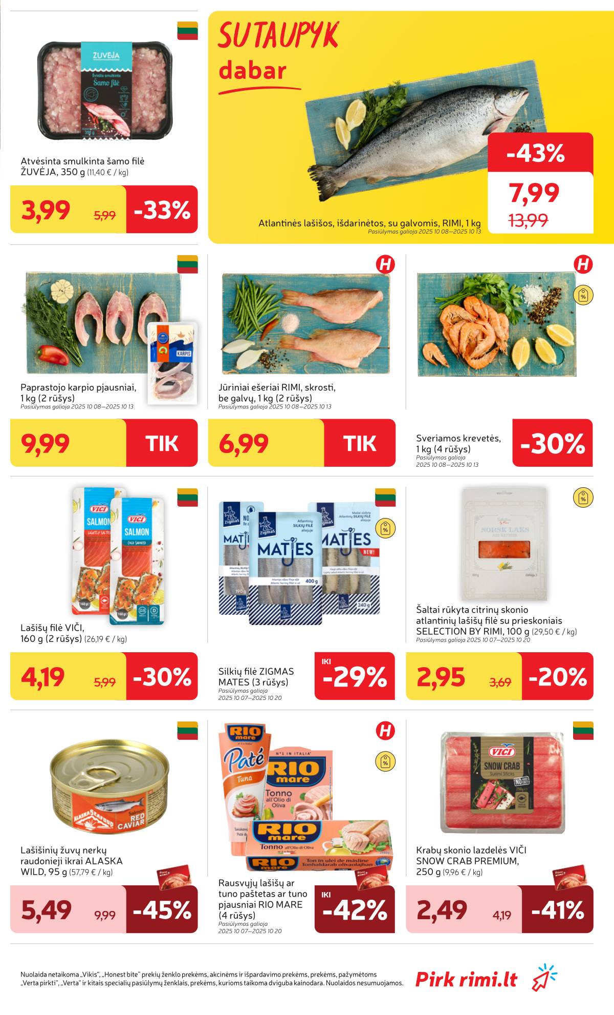 Rimi - RIMI akcijų leidinys Nr. 41 | 2025-10-07 - 2025-10-13 9 puslapis