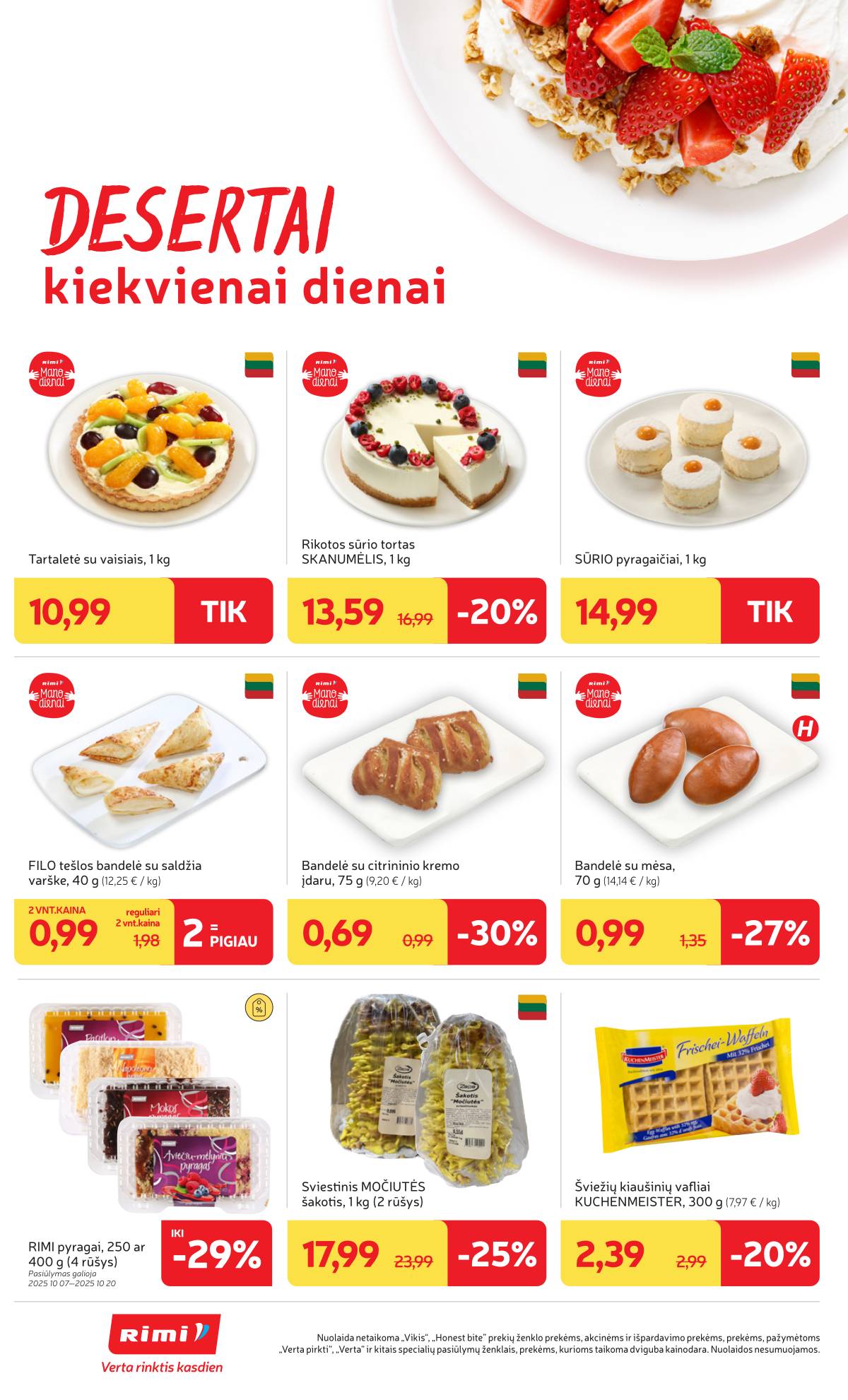 Rimi - RIMI akcijų leidinys Nr. 42 | 2025-10-14 - 2025-10-20 12 puslapis