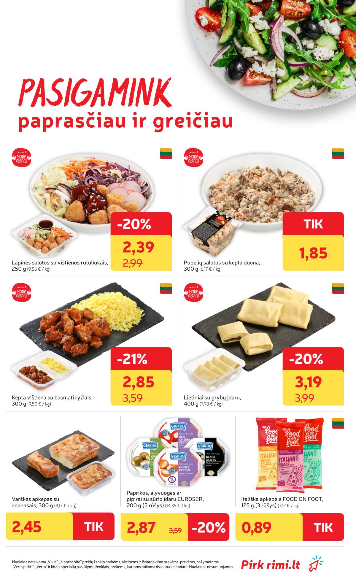 Rimi - RIMI akcijų leidinys Nr. 42 | 2025-10-14 - 2025-10-20 13 puslapis