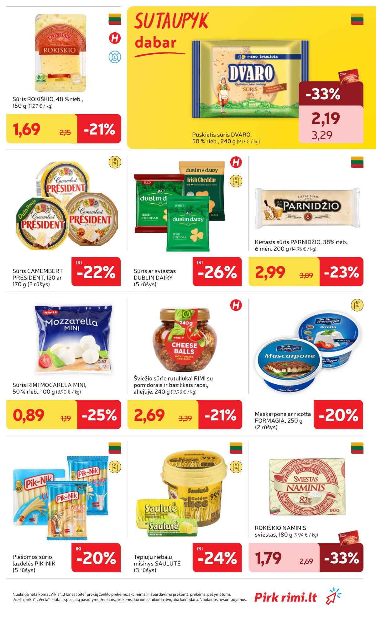 Rimi - RIMI akcijų leidinys Nr. 42 | 2025-10-14 - 2025-10-20 19 puslapis