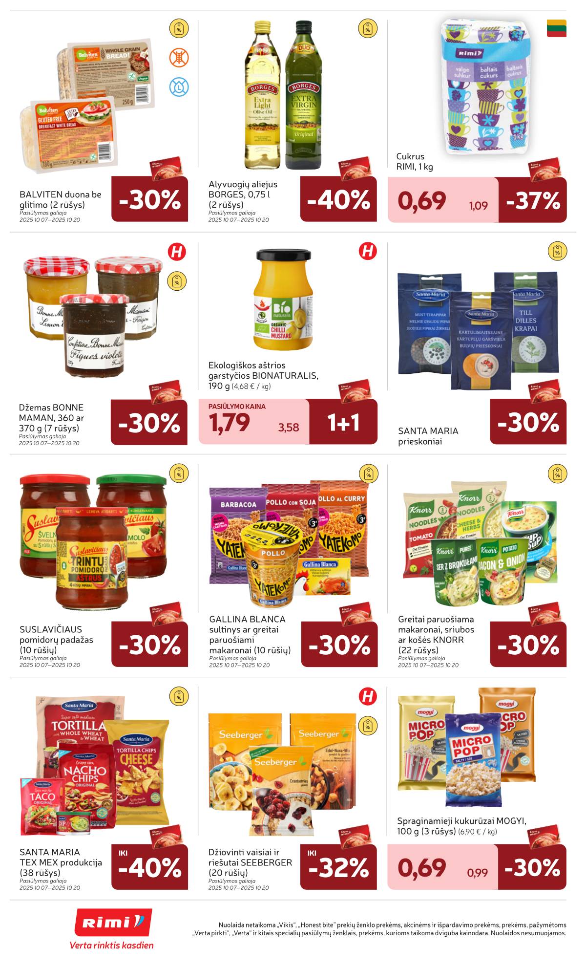 Rimi - RIMI akcijų leidinys Nr. 42 | 2025-10-14 - 2025-10-20 28 puslapis