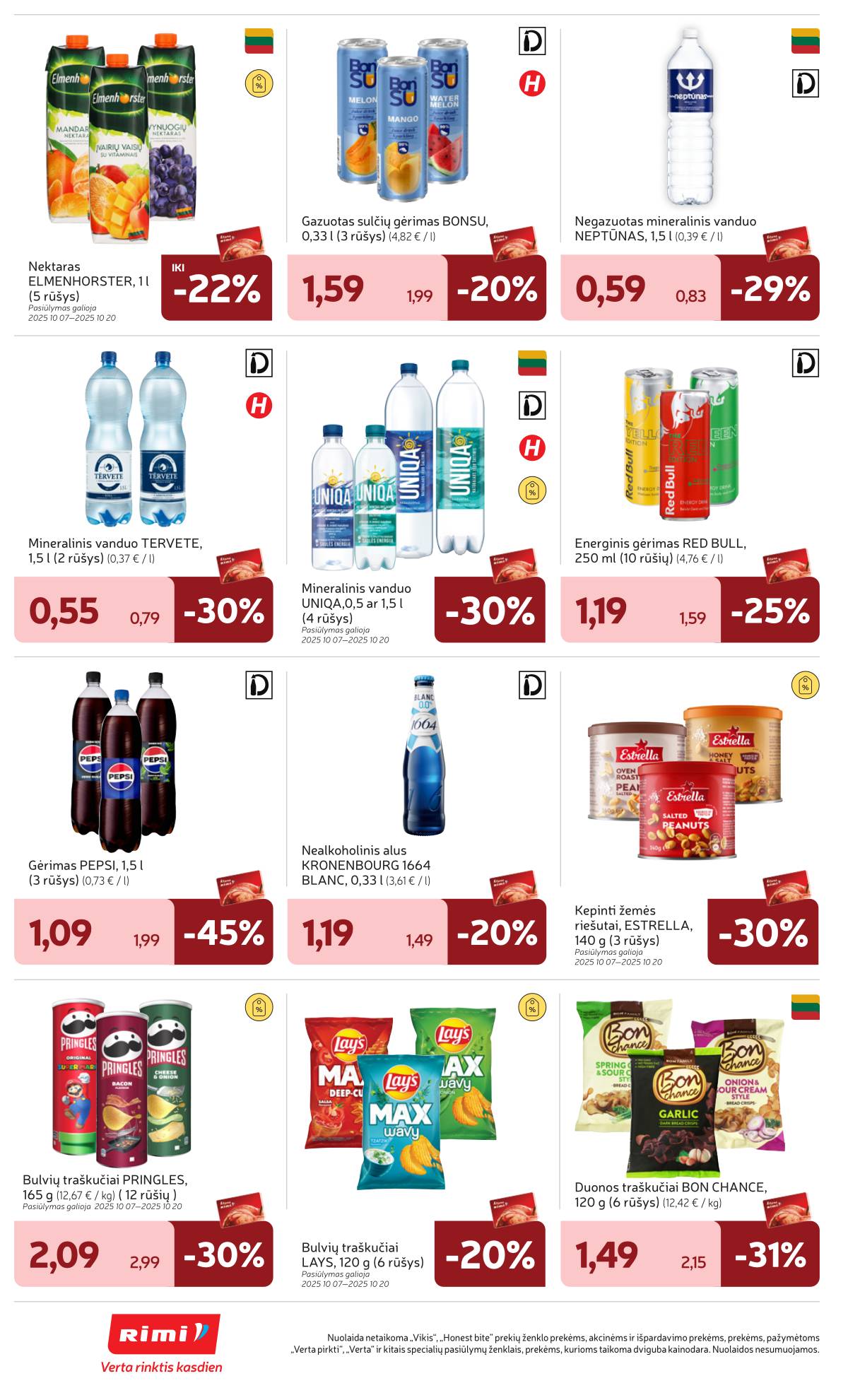 Rimi - RIMI akcijų leidinys Nr. 42 | 2025-10-14 - 2025-10-20 30 puslapis