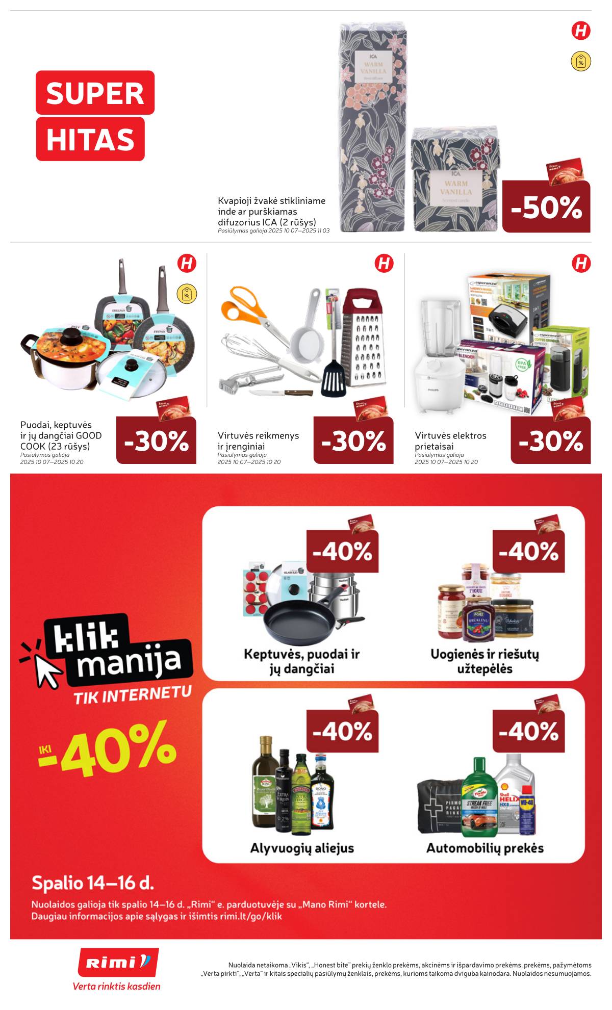 Rimi - RIMI akcijų leidinys Nr. 42 | 2025-10-14 - 2025-10-20 36 puslapis