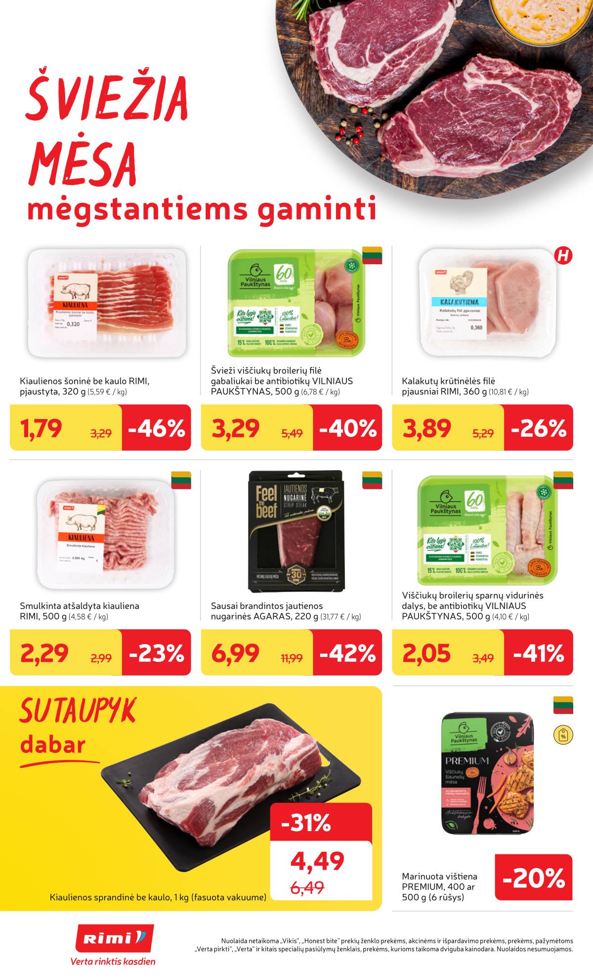 Rimi - RIMI akcijų leidinys Nr. 42 | 2025-10-14 - 2025-10-20 8 puslapis