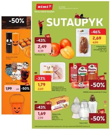 Rimi - RIMI akcijų leidinys Nr. 43 | 2025-10-21 - 2025-10-27 2025-10-21 – 2025-10-27