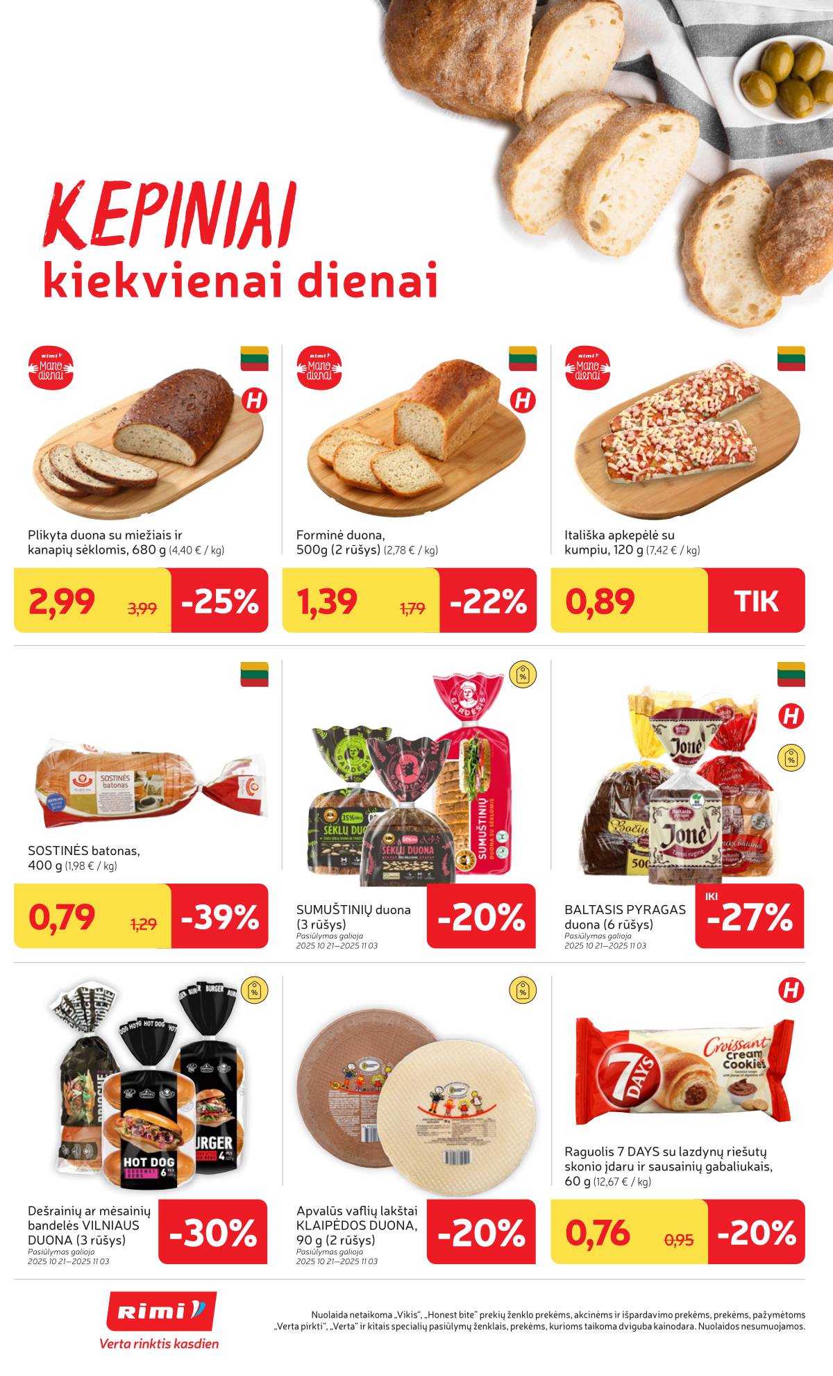 Rimi - RIMI akcijų leidinys Nr. 43 | 2025-10-21 - 2025-10-27 10 puslapis