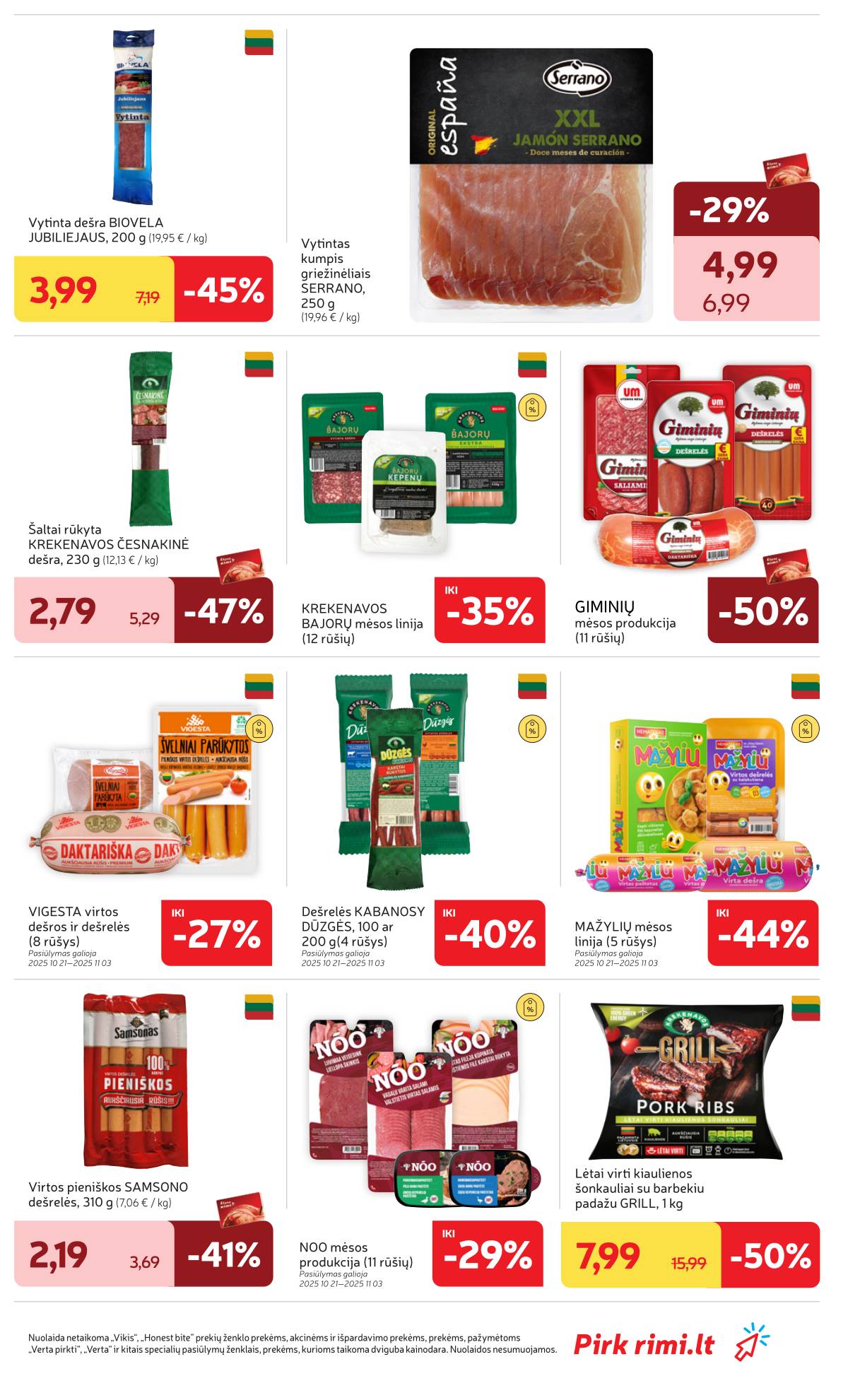 Rimi - RIMI akcijų leidinys Nr. 43 | 2025-10-21 - 2025-10-27 11 puslapis
