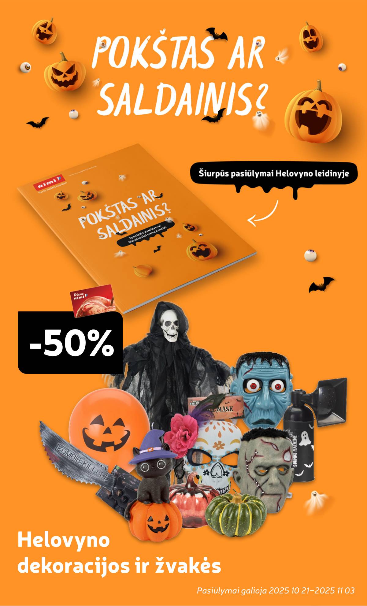 Rimi - RIMI akcijų leidinys Nr. 43 | 2025-10-21 - 2025-10-27 18 puslapis