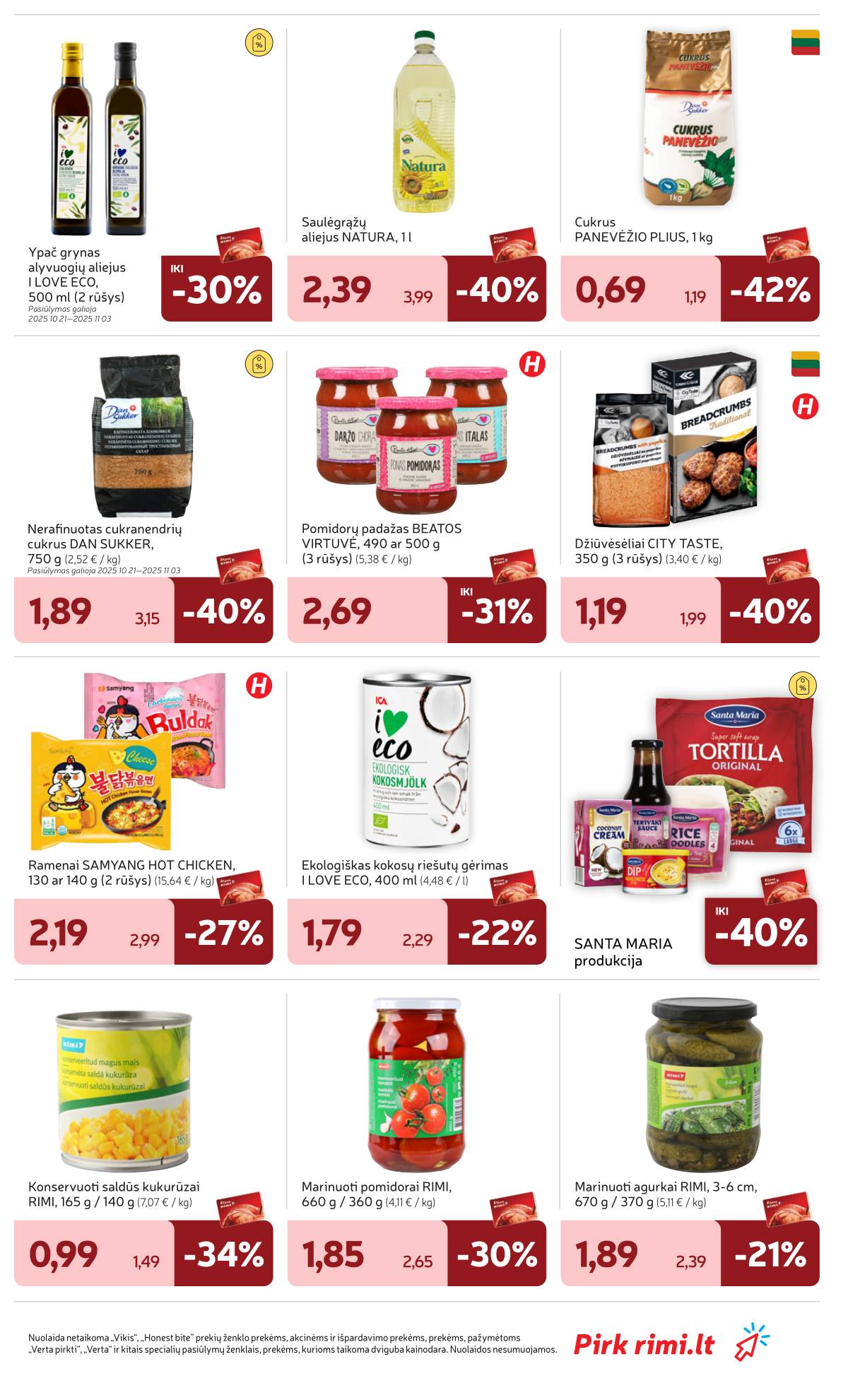 Rimi - RIMI akcijų leidinys Nr. 43 | 2025-10-21 - 2025-10-27 25 puslapis