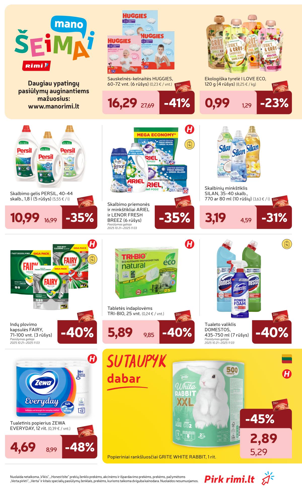 Rimi - RIMI akcijų leidinys Nr. 43 | 2025-10-21 - 2025-10-27 29 puslapis
