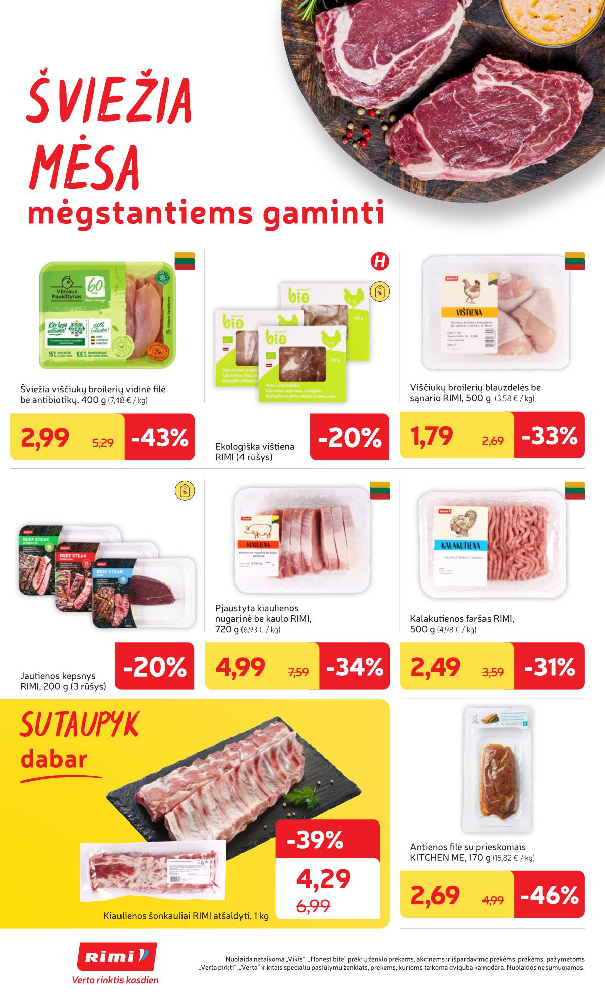 Rimi - RIMI akcijų leidinys Nr. 43 | 2025-10-21 - 2025-10-27 4 puslapis