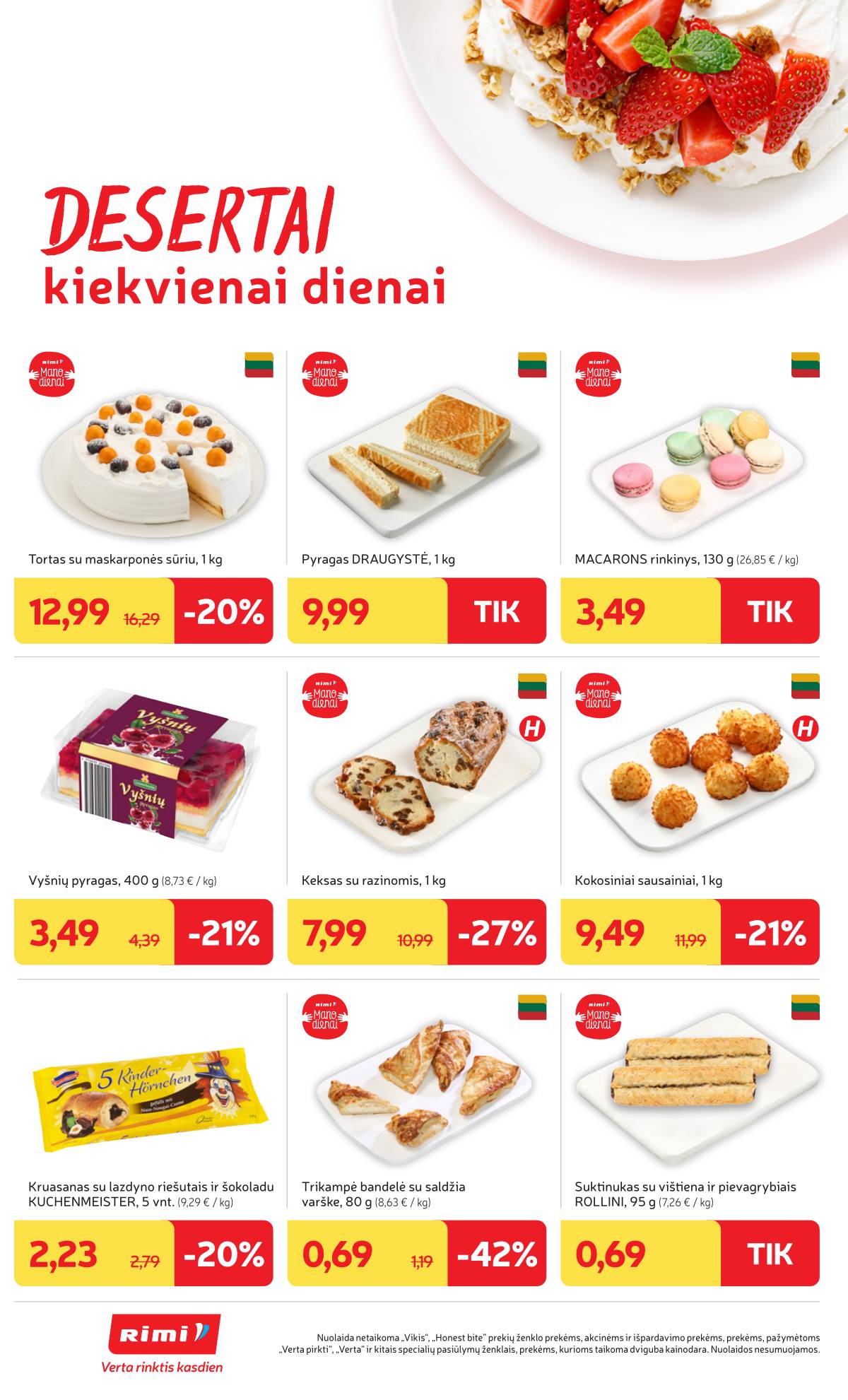 Rimi - RIMI akcijų leidinys Nr. 43 | 2025-10-21 - 2025-10-27 8 puslapis