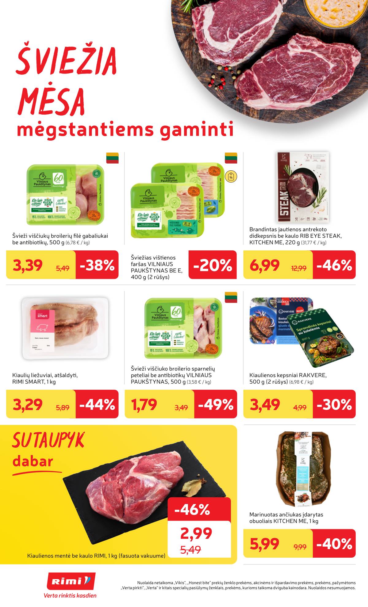 Rimi - RIMI akcijų leidinys Nr. 44 | 2025-10-28 - 2025-11-03 10 puslapis