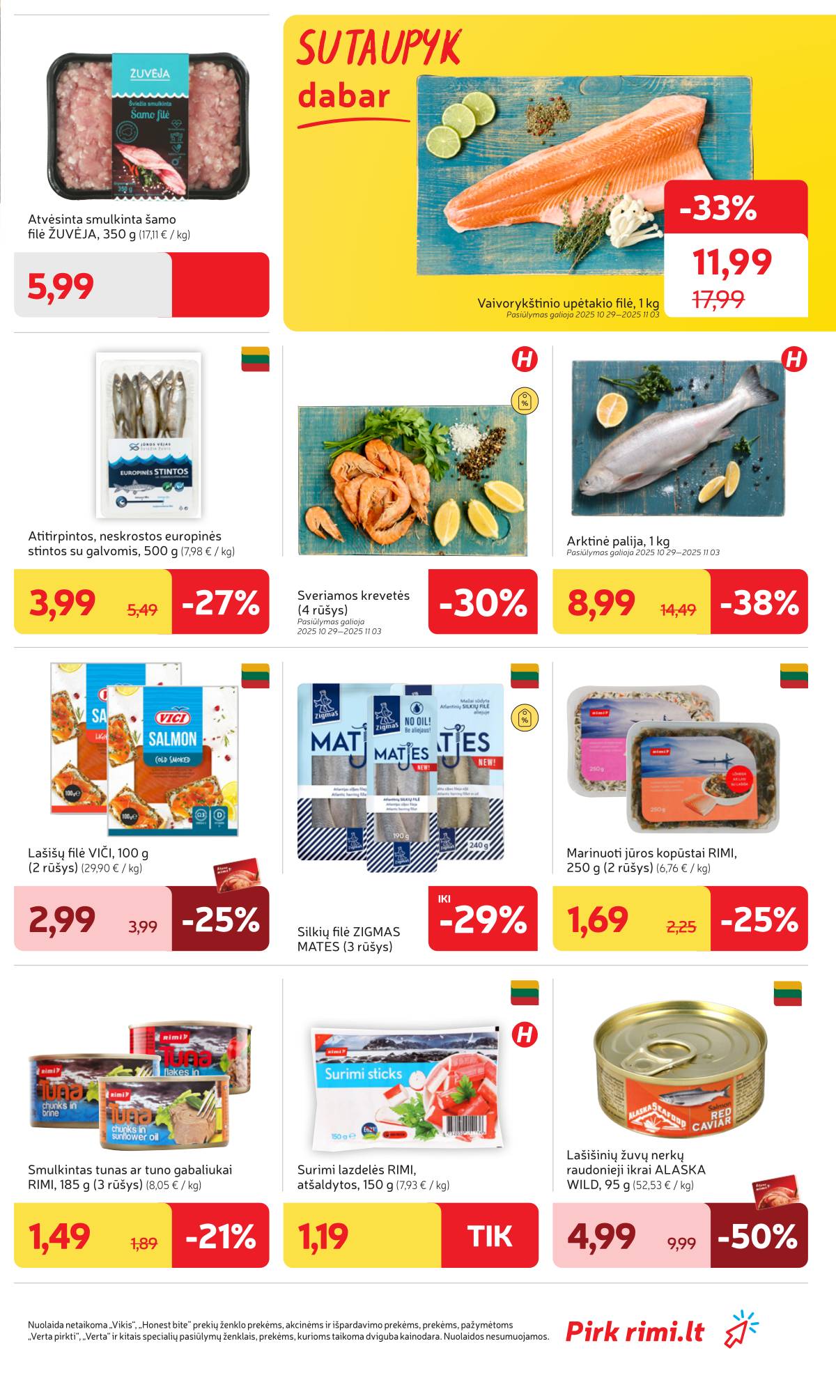 Rimi - RIMI akcijų leidinys Nr. 44 | 2025-10-28 - 2025-11-03 11 puslapis