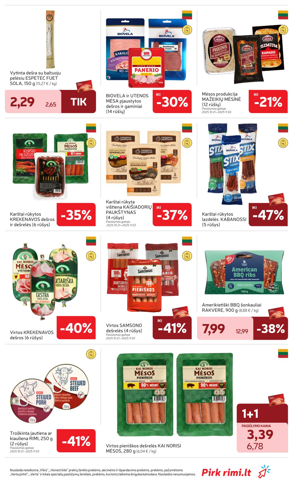 Rimi - RIMI akcijų leidinys Nr. 44 | 2025-10-28 - 2025-11-03 17 puslapis