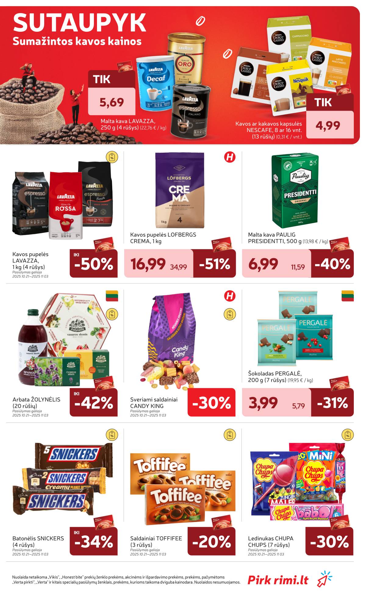 Rimi - RIMI akcijų leidinys Nr. 44 | 2025-10-28 - 2025-11-03 23 puslapis