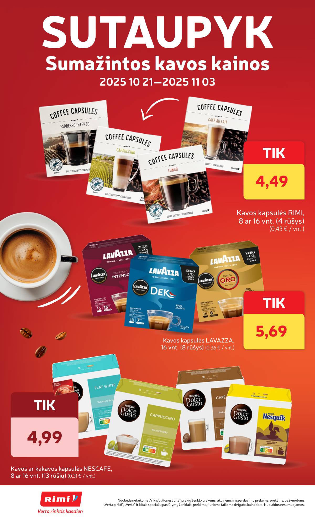 Rimi - RIMI akcijų leidinys Nr. 44 | 2025-10-28 - 2025-11-03 26 puslapis