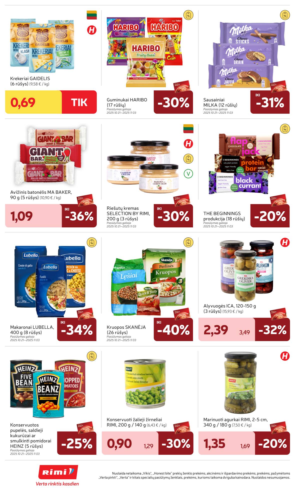 Rimi - RIMI akcijų leidinys Nr. 44 | 2025-10-28 - 2025-11-03 28 puslapis