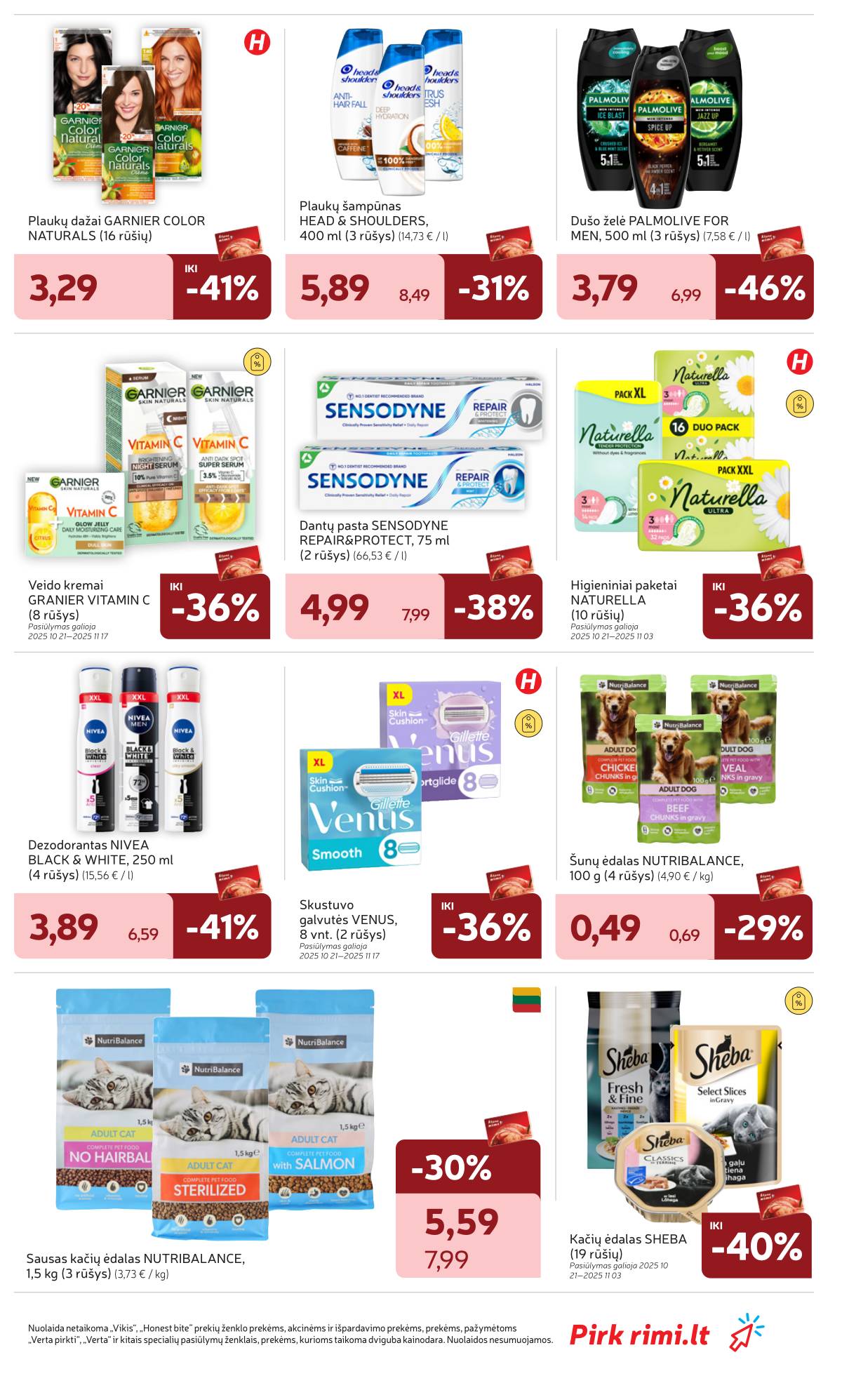 Rimi - RIMI akcijų leidinys Nr. 44 | 2025-10-28 - 2025-11-03 33 puslapis